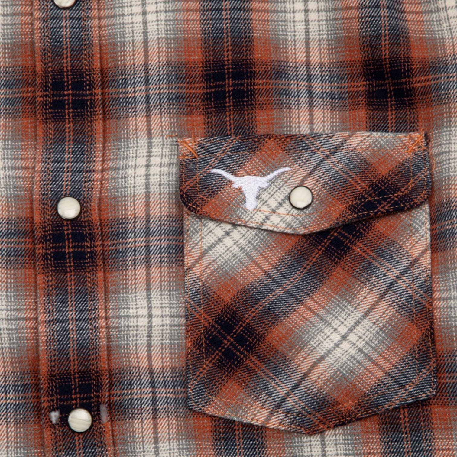 Texas Longhorns Franklin Western Flannel Shirt