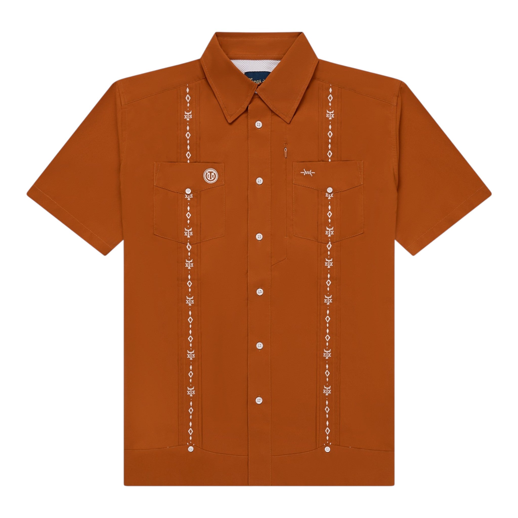 Texas Exes Guayabera Libre Short Sleeve Dress Shirt