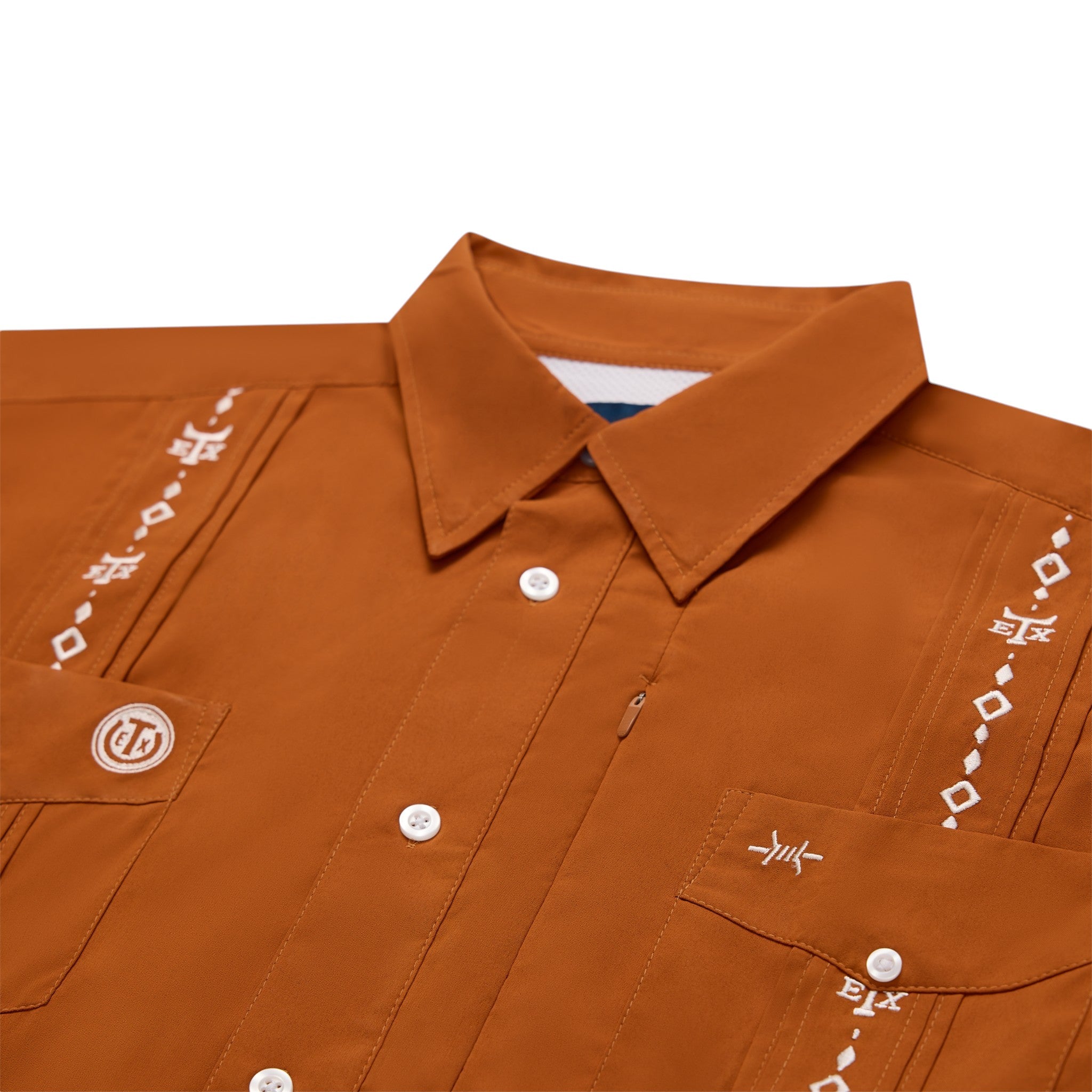 Texas Exes Guayabera Libre Short Sleeve Dress Shirt