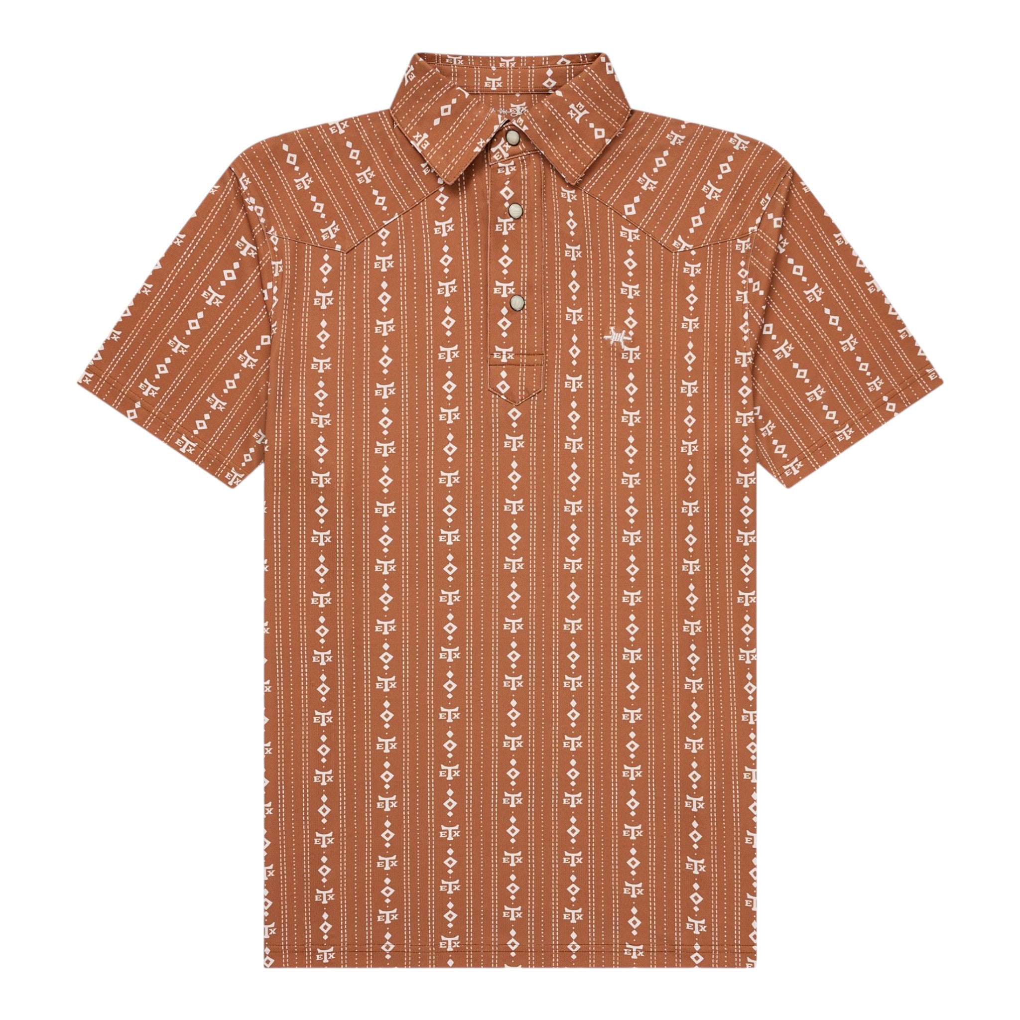 Texas Standard Texas Exes Stripe Western Traditions Polo