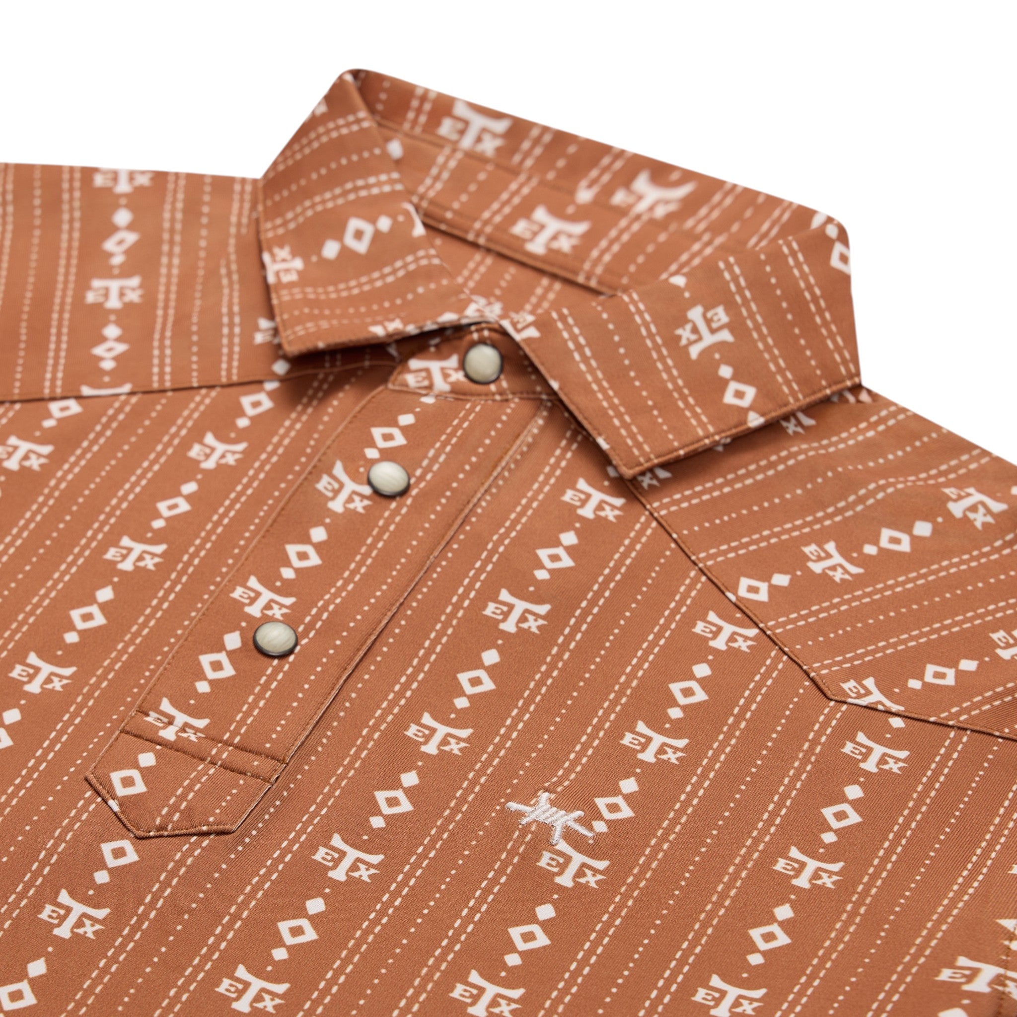 Texas Standard Texas Exes Stripe Western Traditions Polo