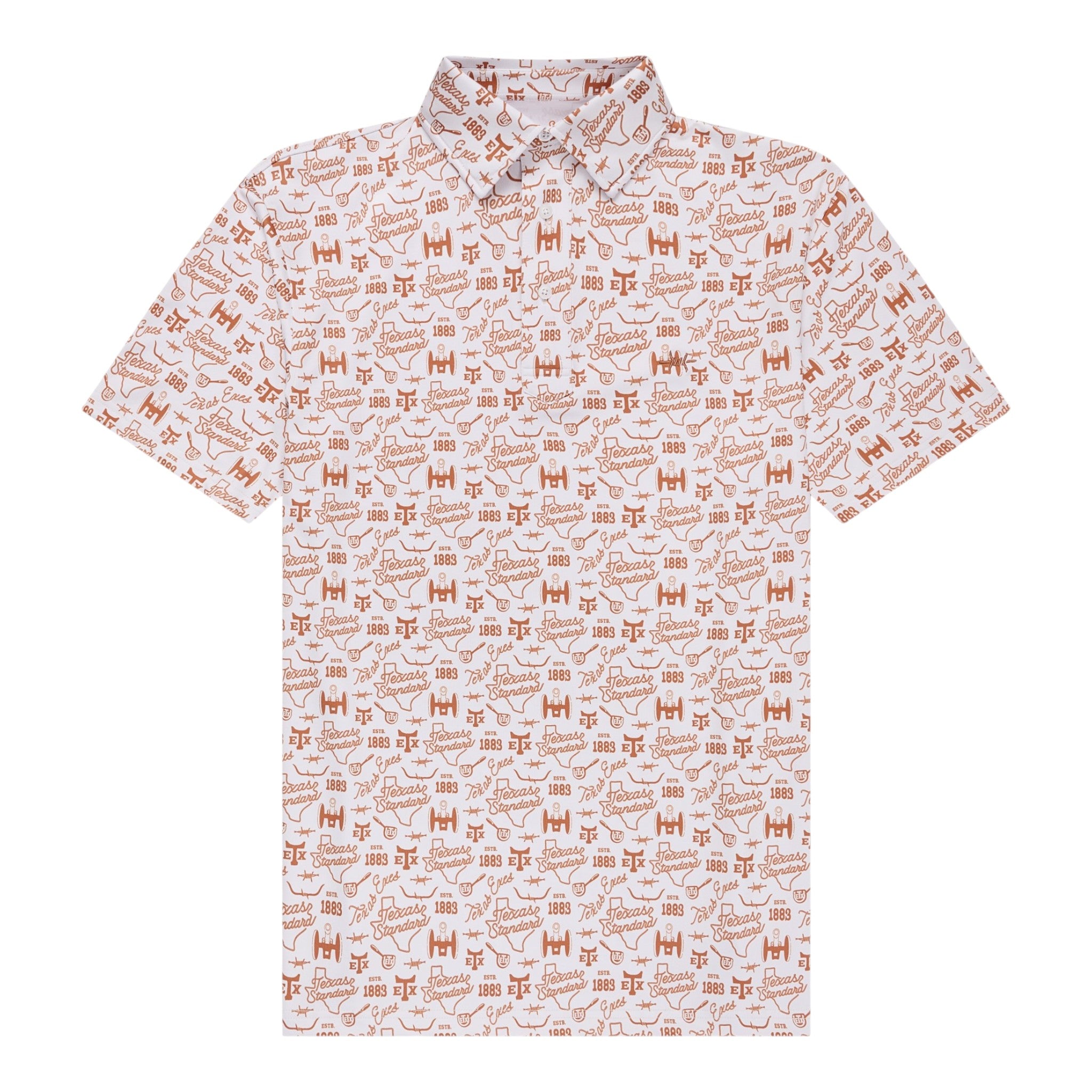 Texas Standard Texas Exes Traditions Print Polo