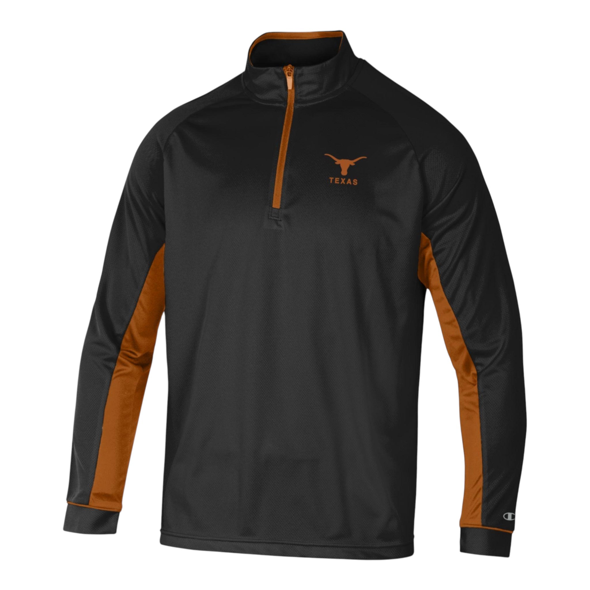 Champion Texas Longhorns Stadium Quarter Zip Top Black