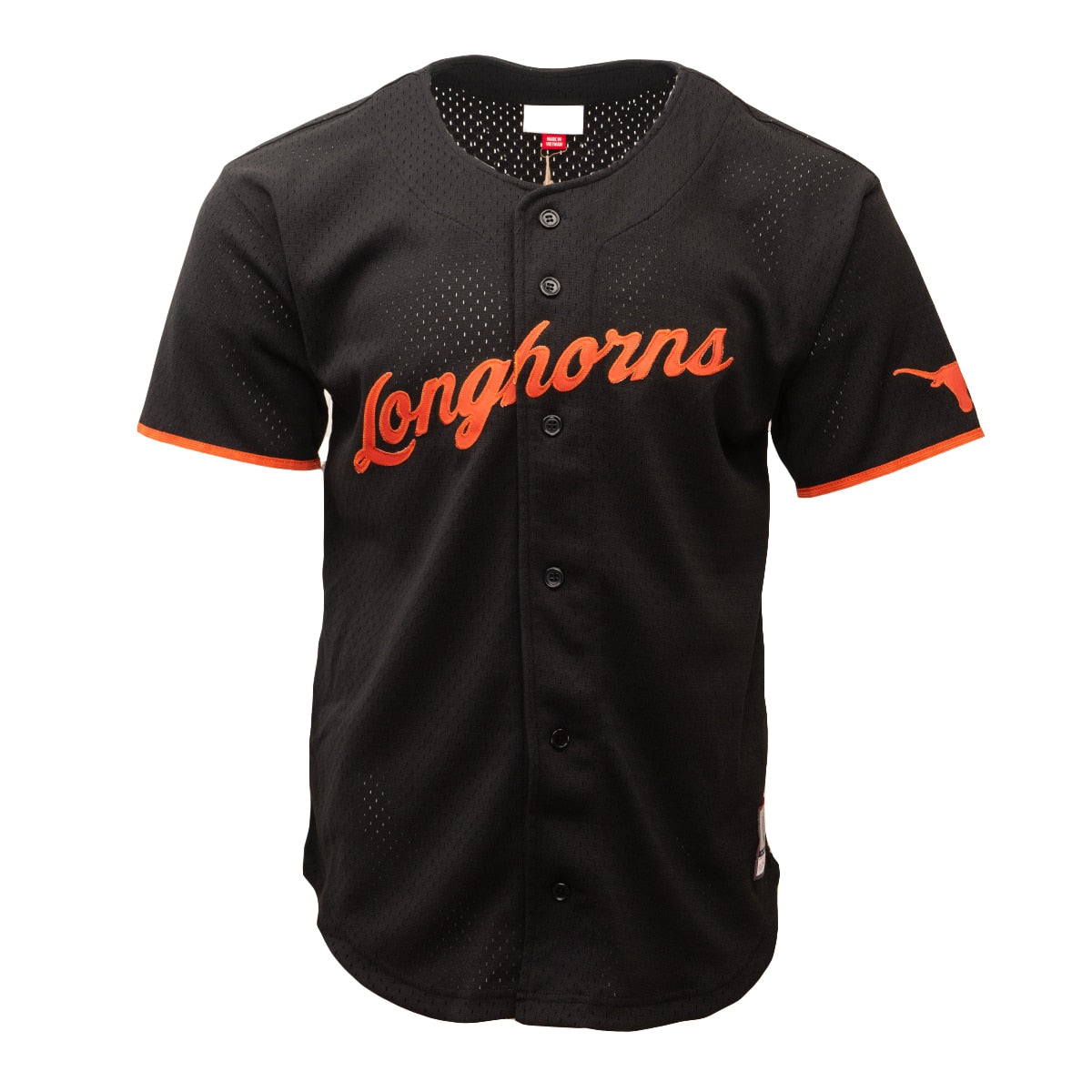 Mitchell & Ness Texas Longhorns Baseball Jersey Top