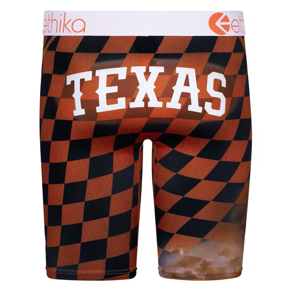 Texas Longhorns Podium Checker Boxer Briefs