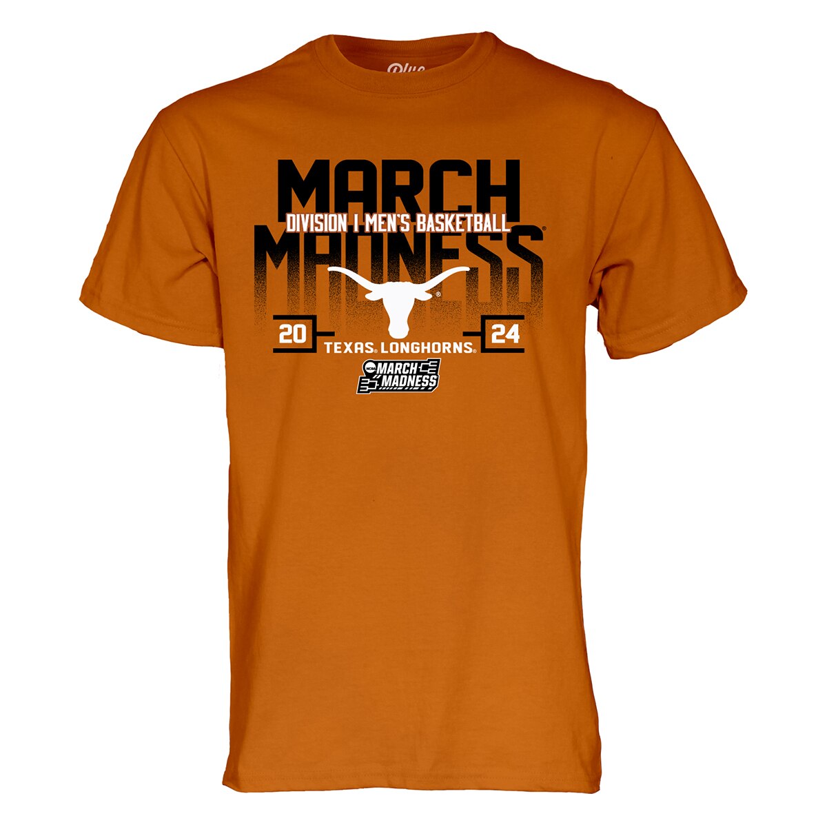 Texas Longhorns Men's Basketball 2024 NCAA Tournament Road To March Madness Tee