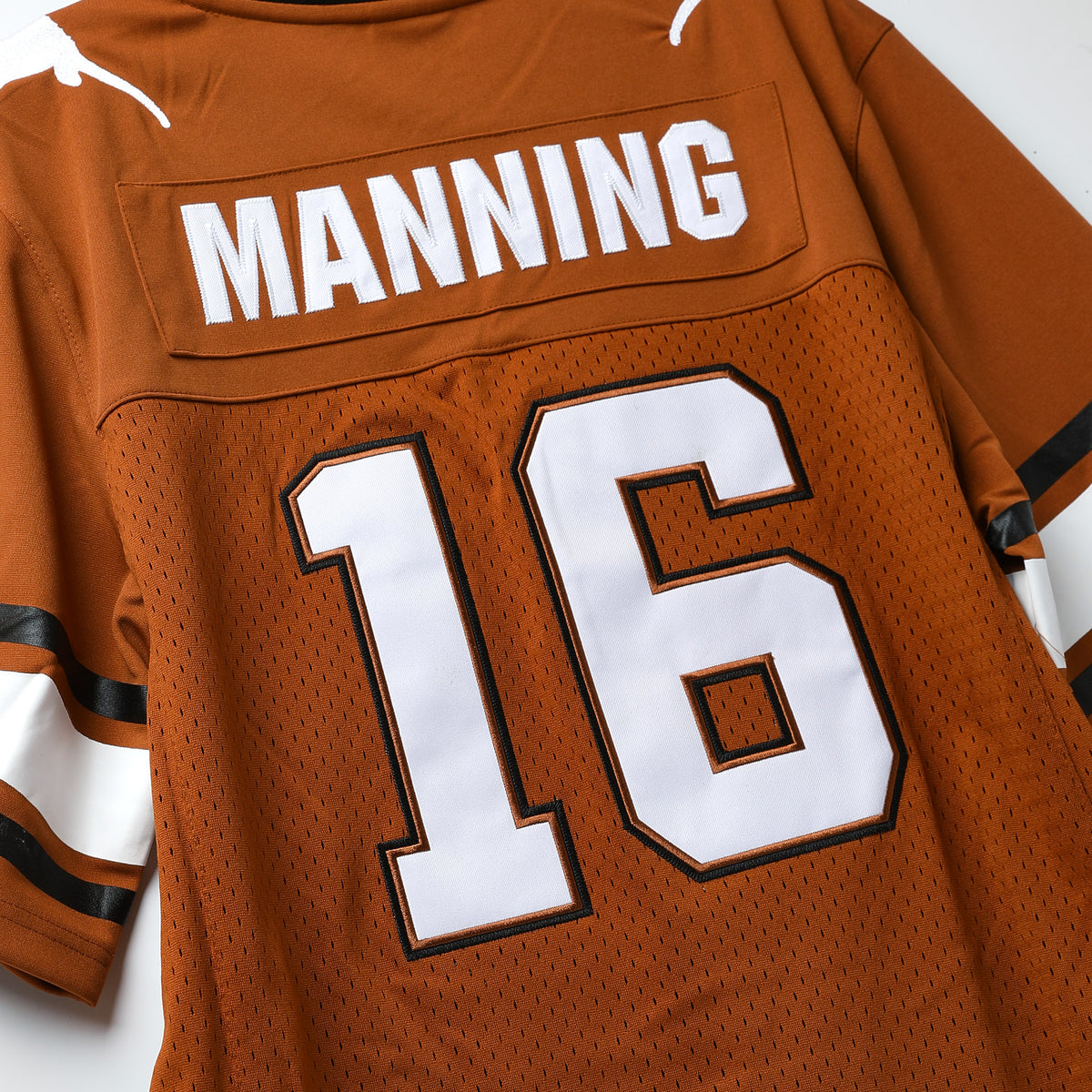 Texas Longhorns NIL Manning Tackle Twill Burnt Orange Jersey