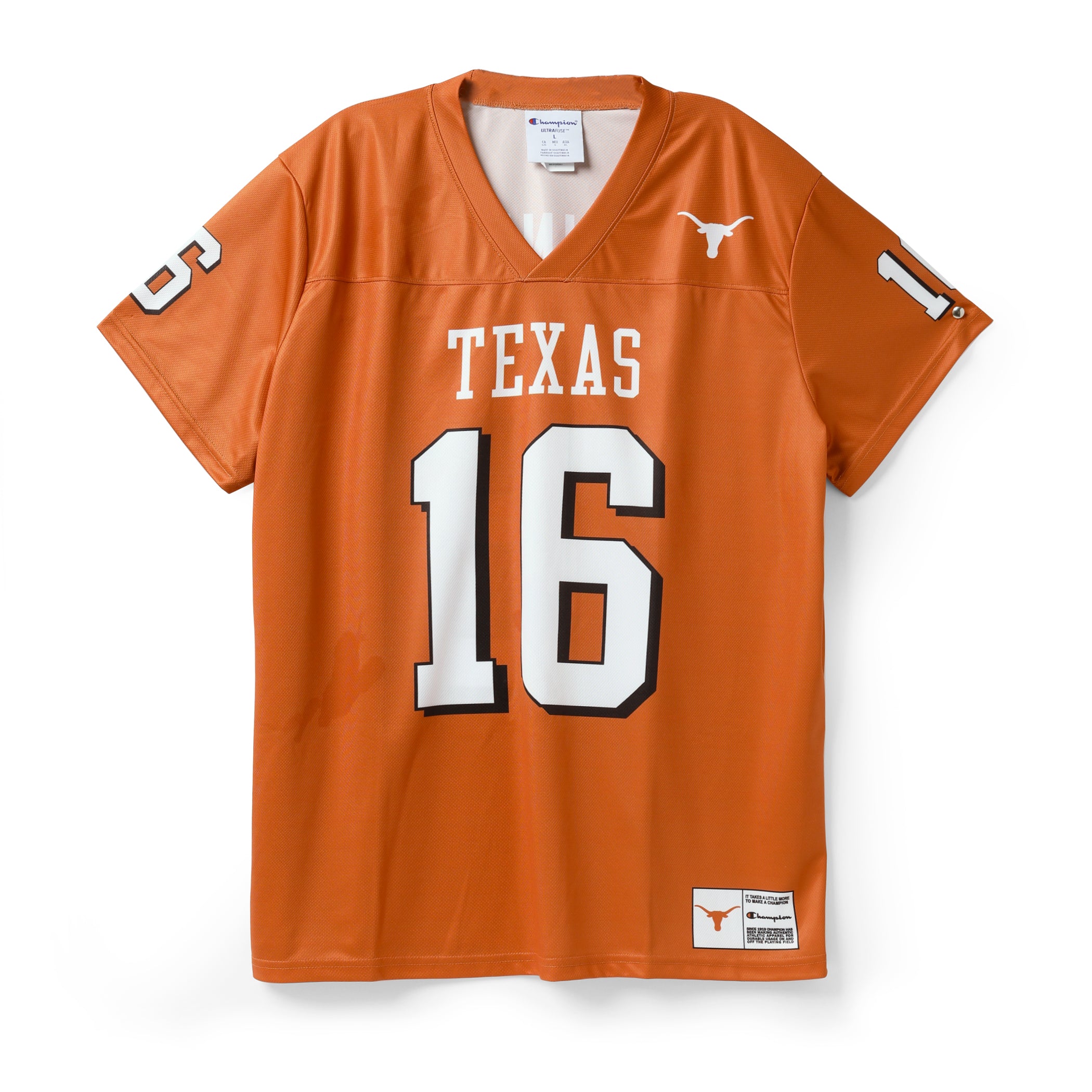 Champion Texas Longhorns NIL Football Jersey - Arch Manning 16
