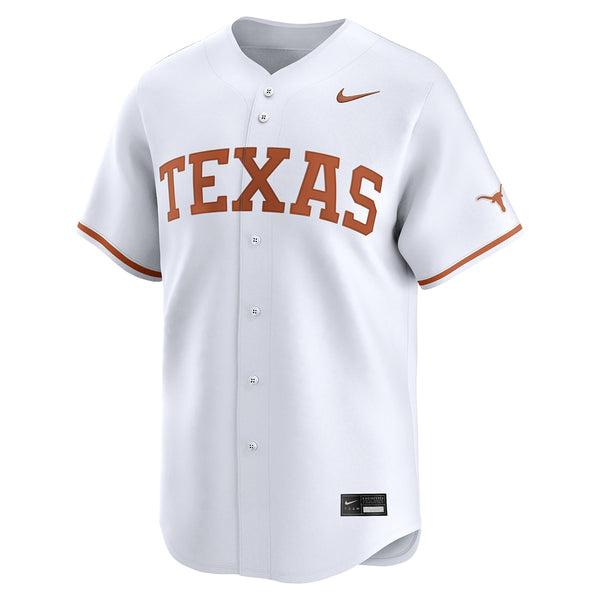 Custom NIL Nike Texas Longhorns Baseball White Jersey – University Custom NIL Nike Texas Longhorns Baseball White Jersey – University