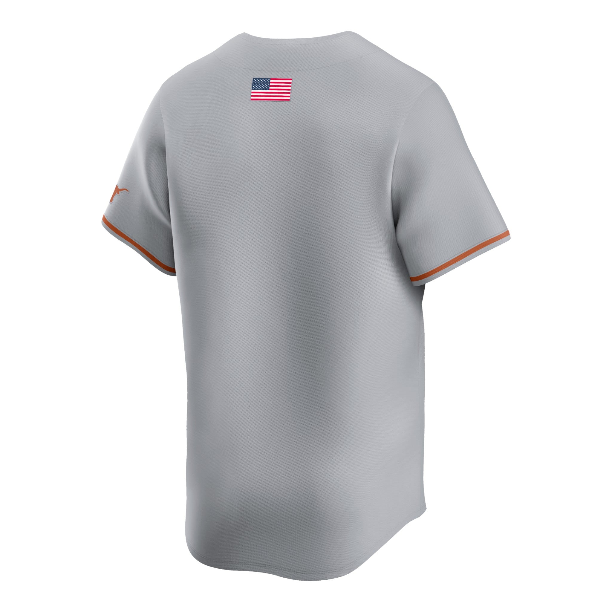 Custom NIL Nike Texas Longhorns Baseball Wolf Grey Jersey