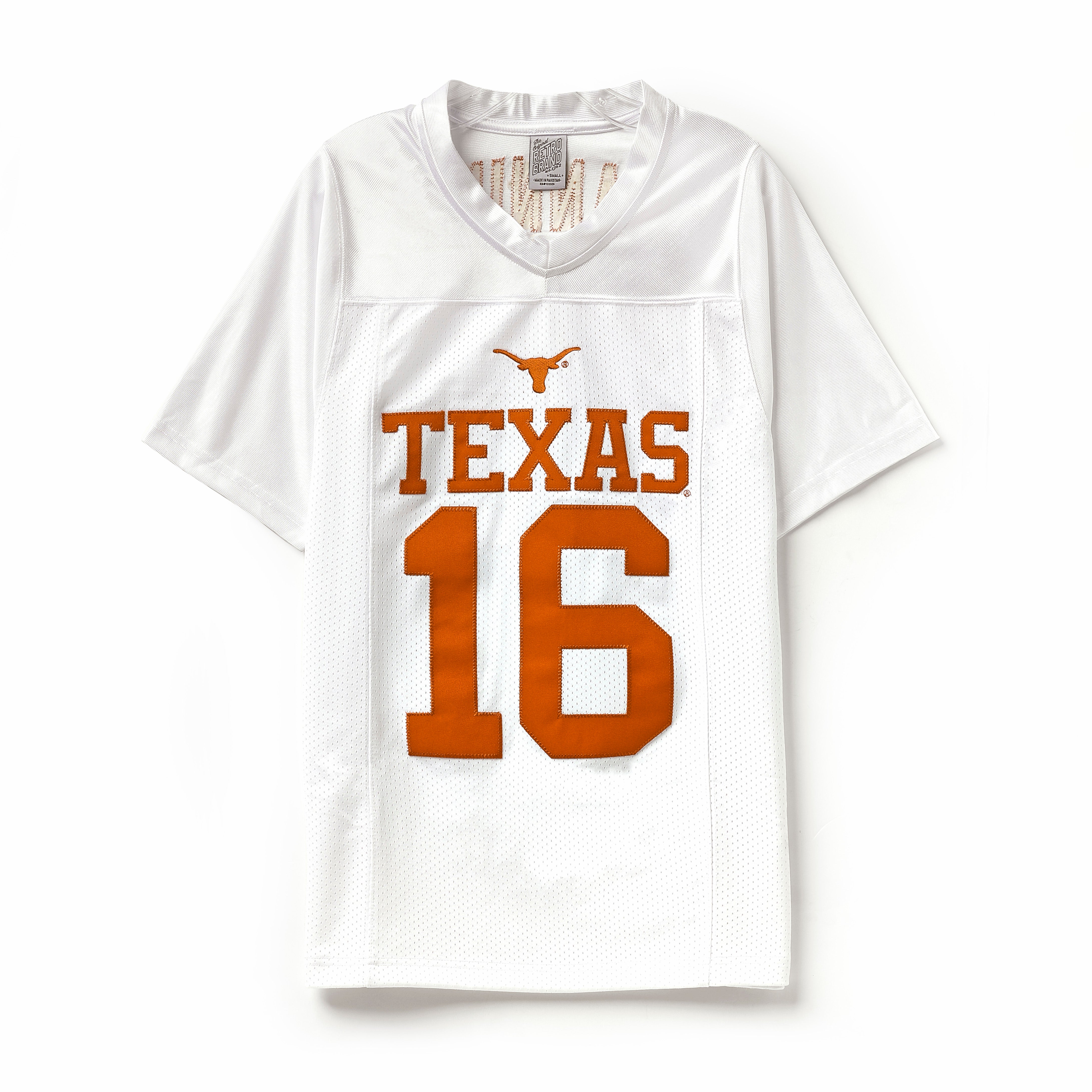 Texas Longhorns NIL Manning Twill White Jersey
