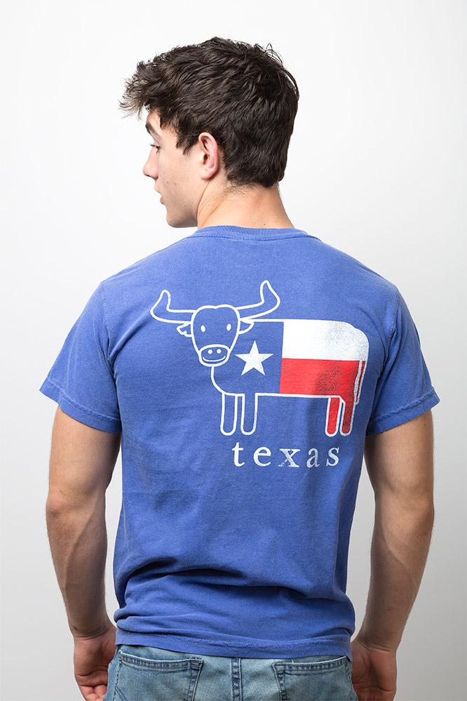 Comfort Colors Collection - Texas Flag Steer Tee