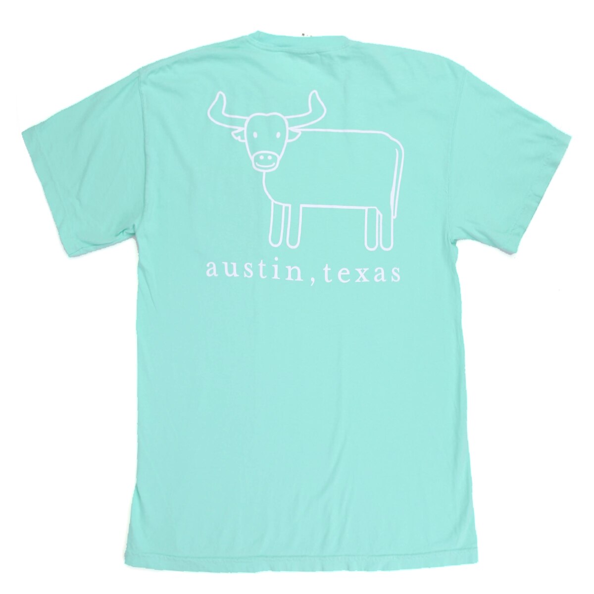 Comfort Color Steer Austin Outline Tee