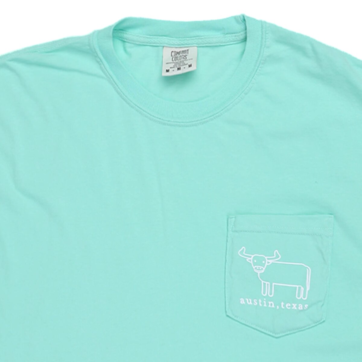 Comfort Color Steer Austin Outline Tee