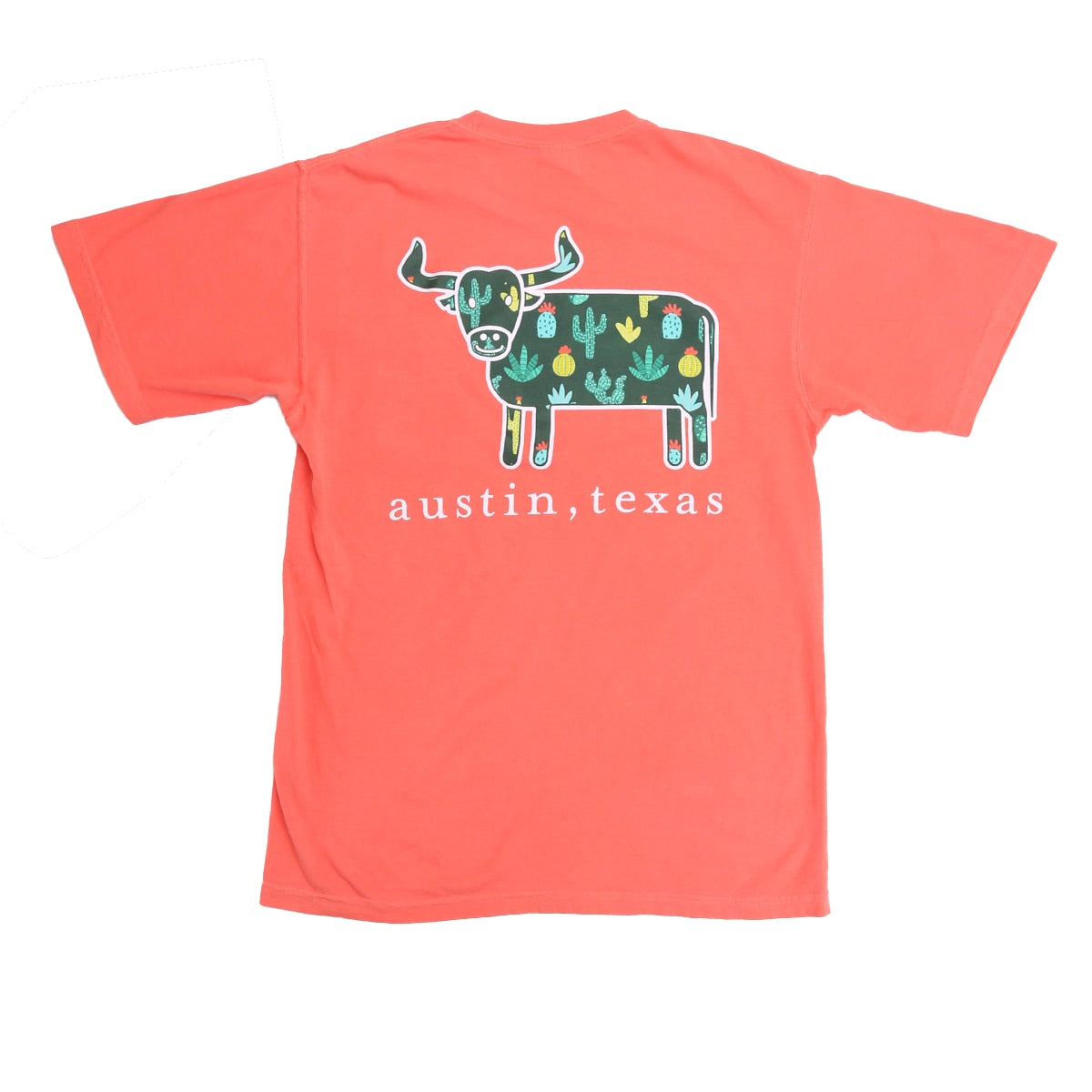 Comfort Colors Austin Steer Cactus Tee