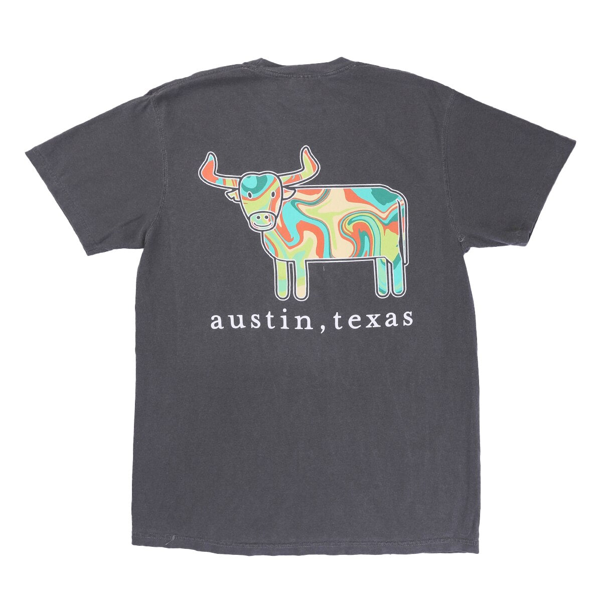 Comfort Colors Austin Hometown Steer Swirl Tee