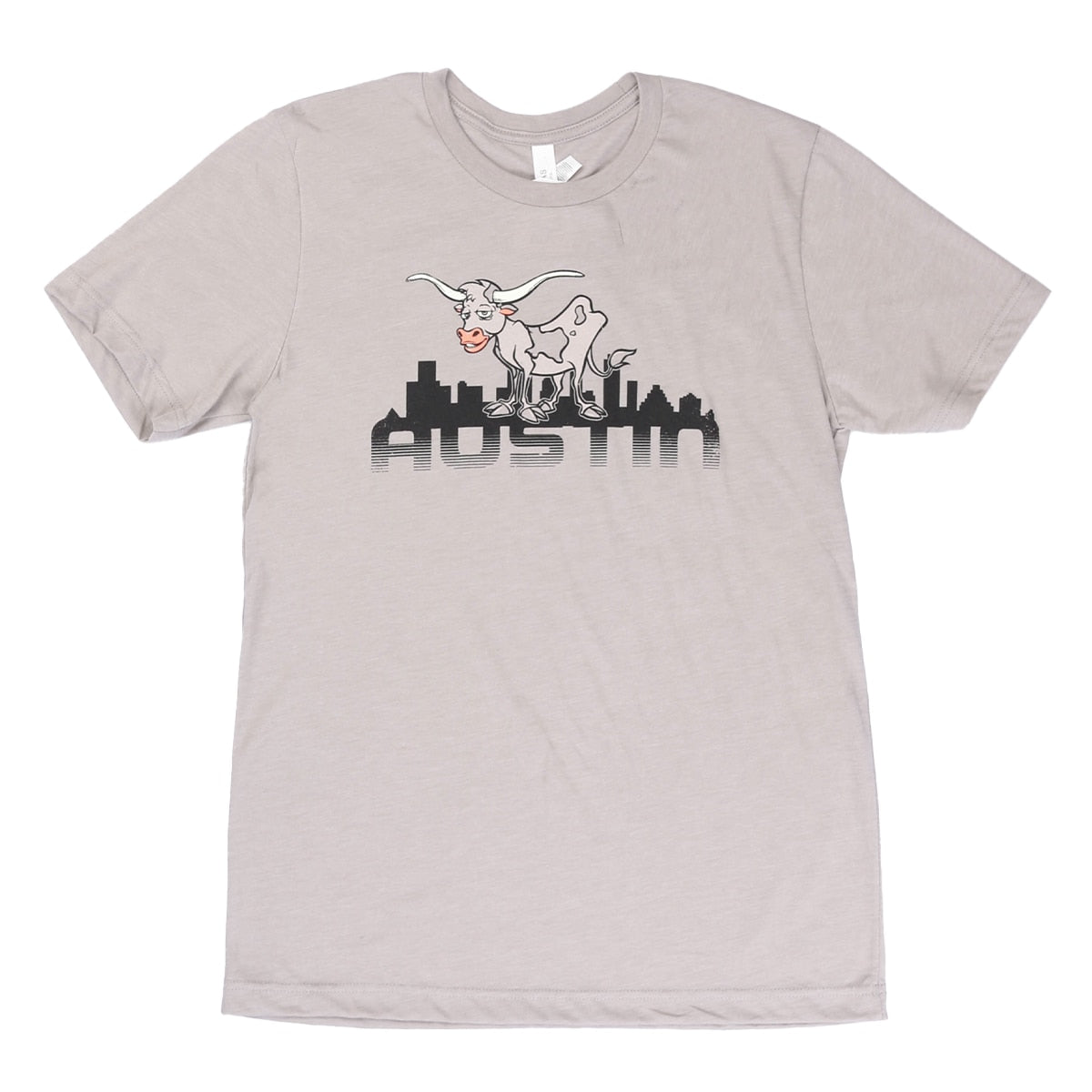 Austin Cartoon Horns Tee