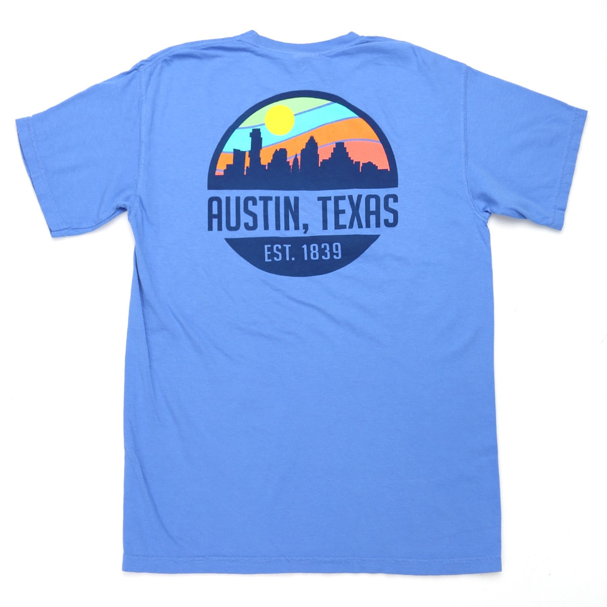 Comfort Colors Austin Wavy Skyline Tee