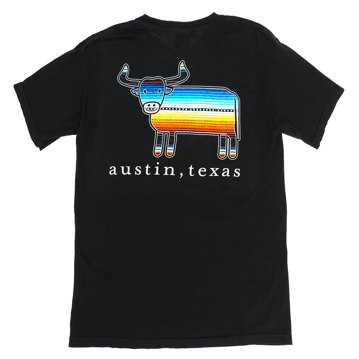 Comfort Colors Austin Serape Steer Tee