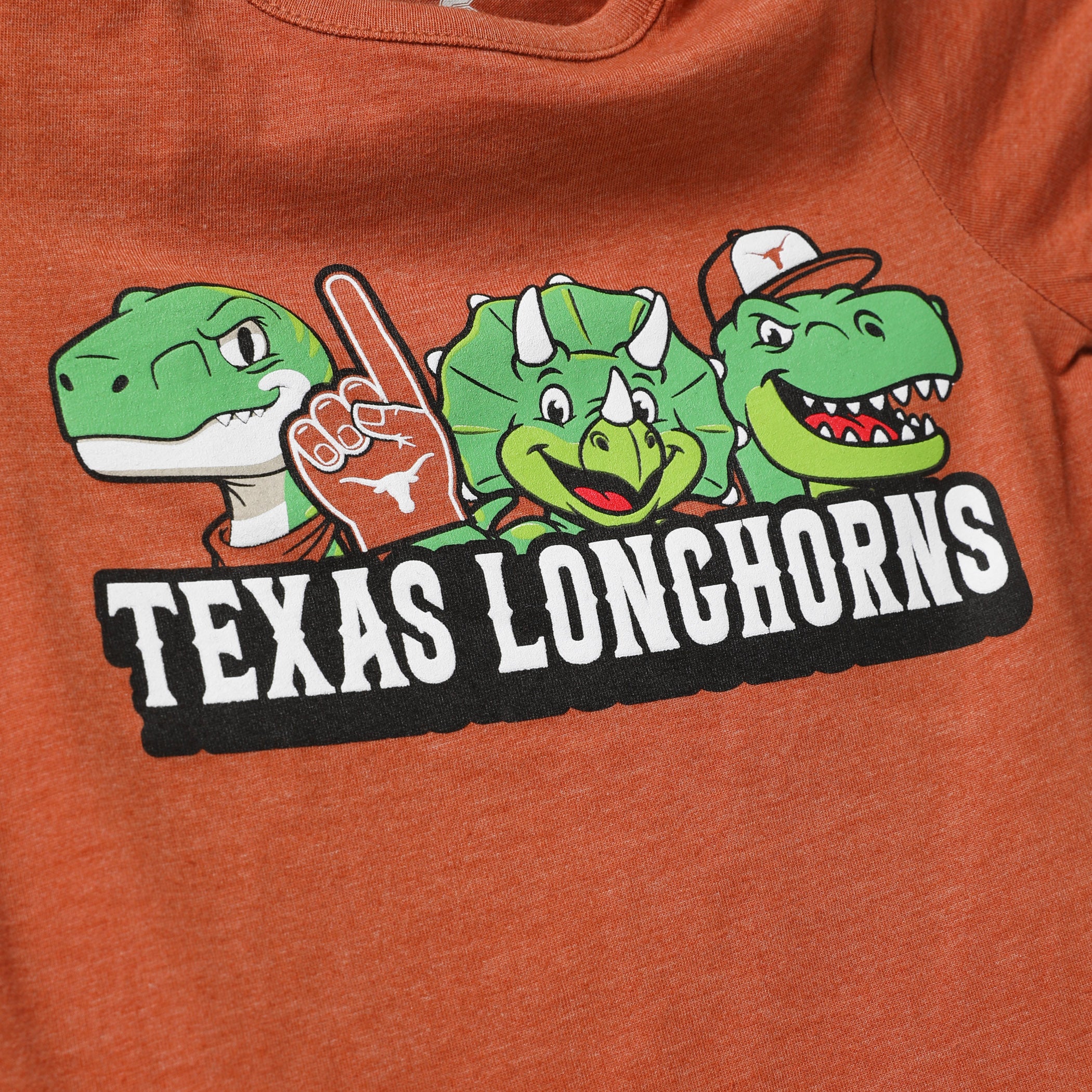 Infant Texas Longhorns Dino Trio Romper