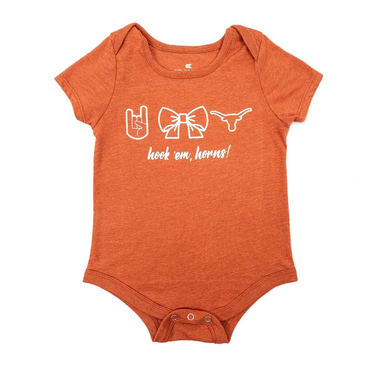 Infant Hook'em Bow Onesie