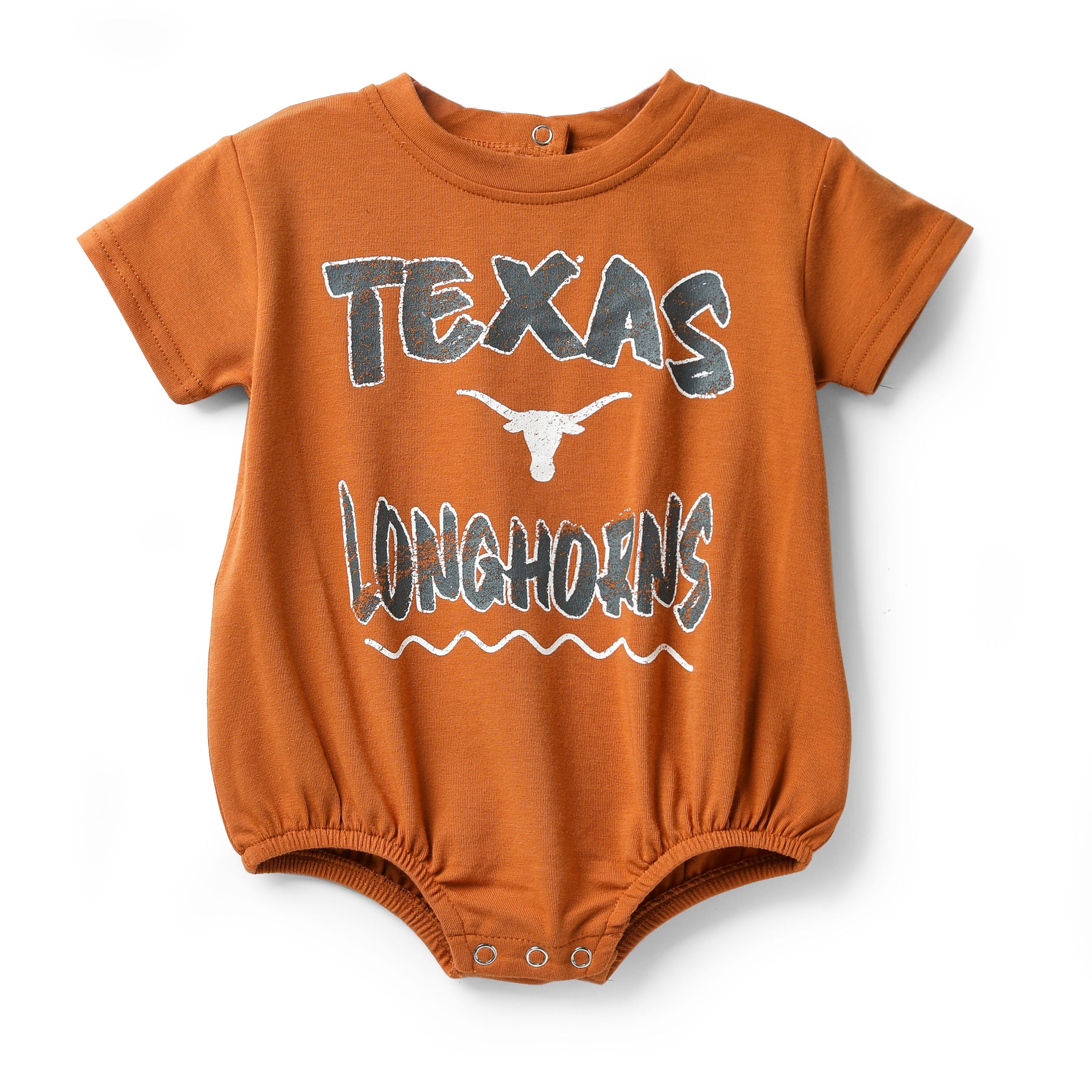 Infant ZooZatZ Texas Longhorns Script Romper