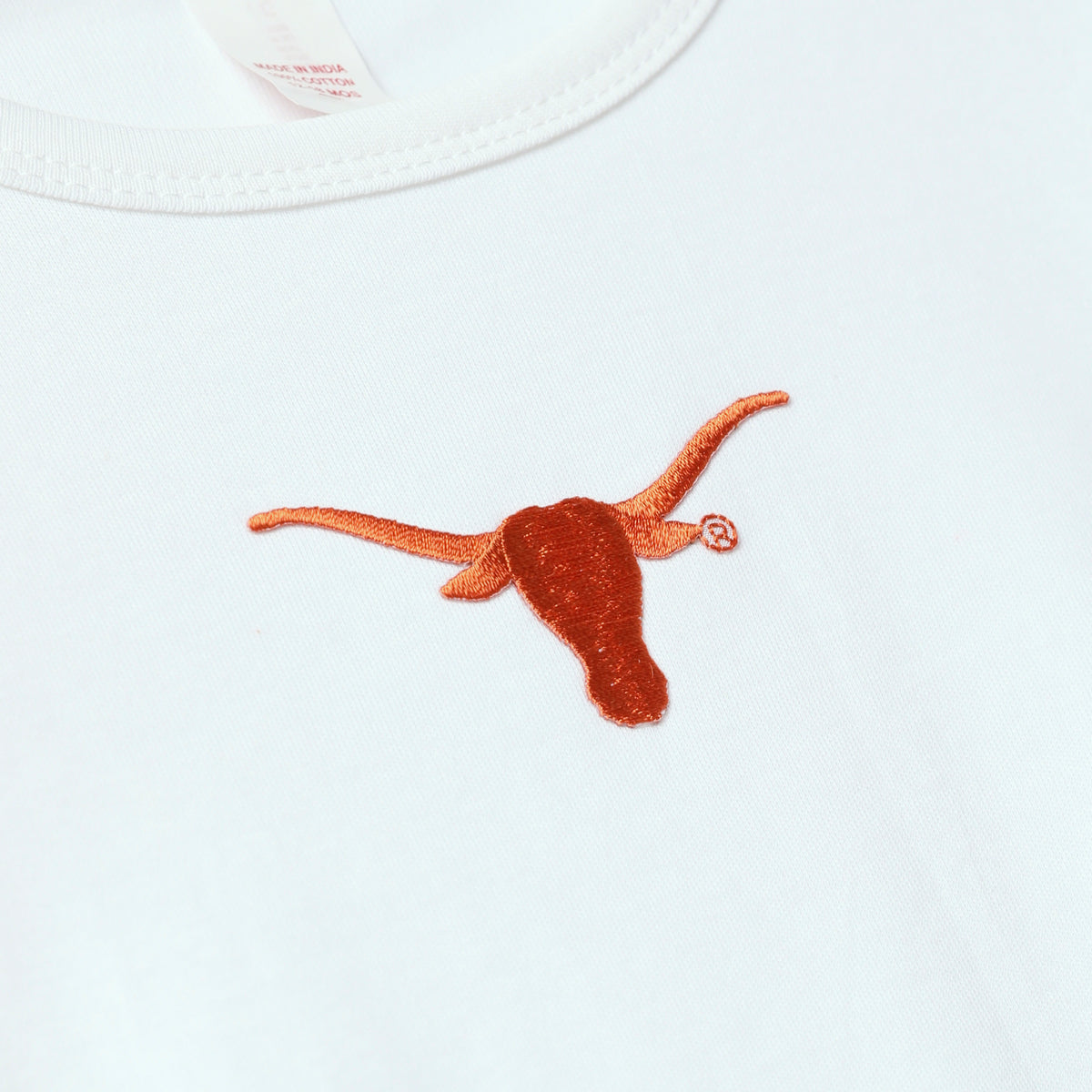 Infant Texas Longhorns Puff Sleeve Romper
