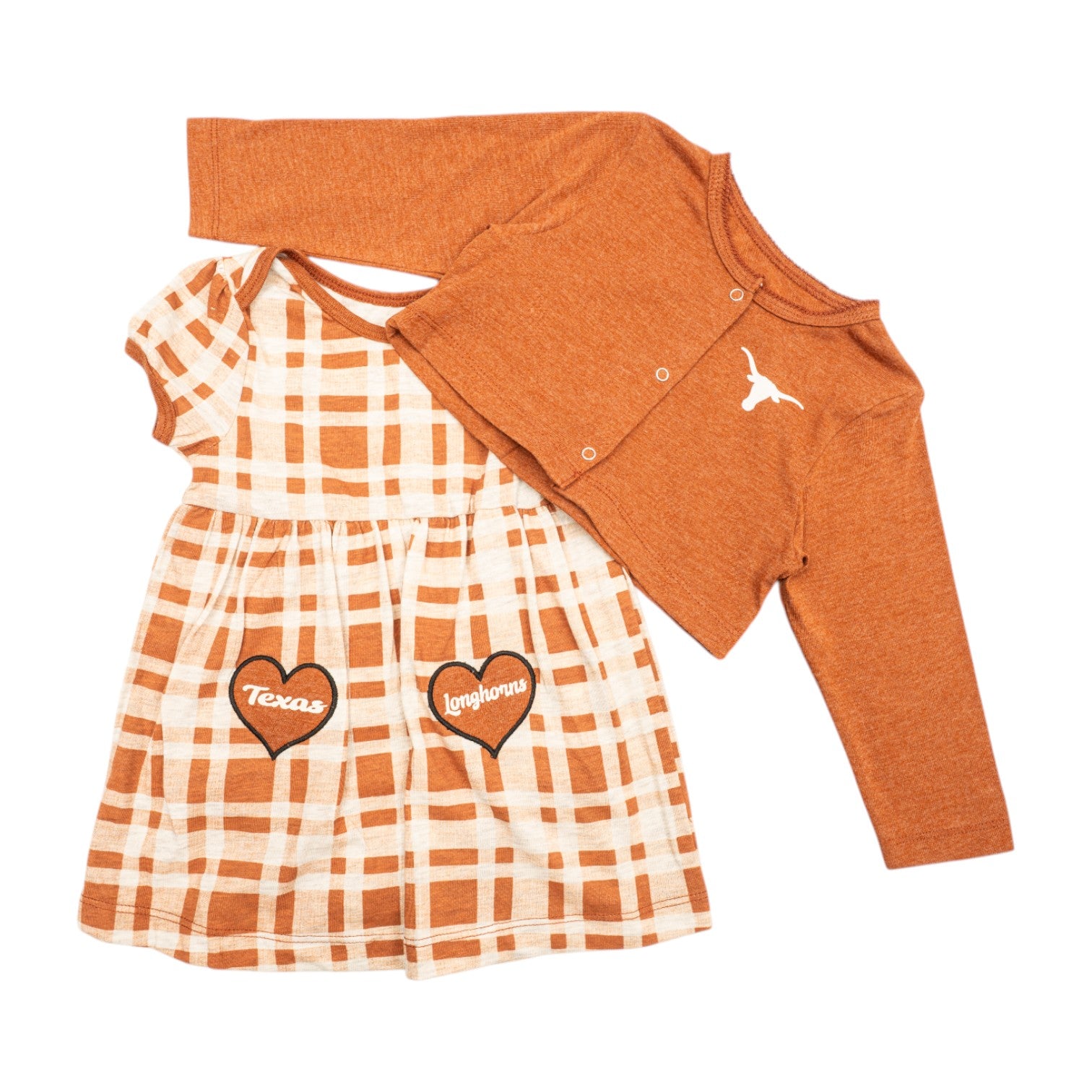 Infant Marceline Plaid Dress Cardigan Set