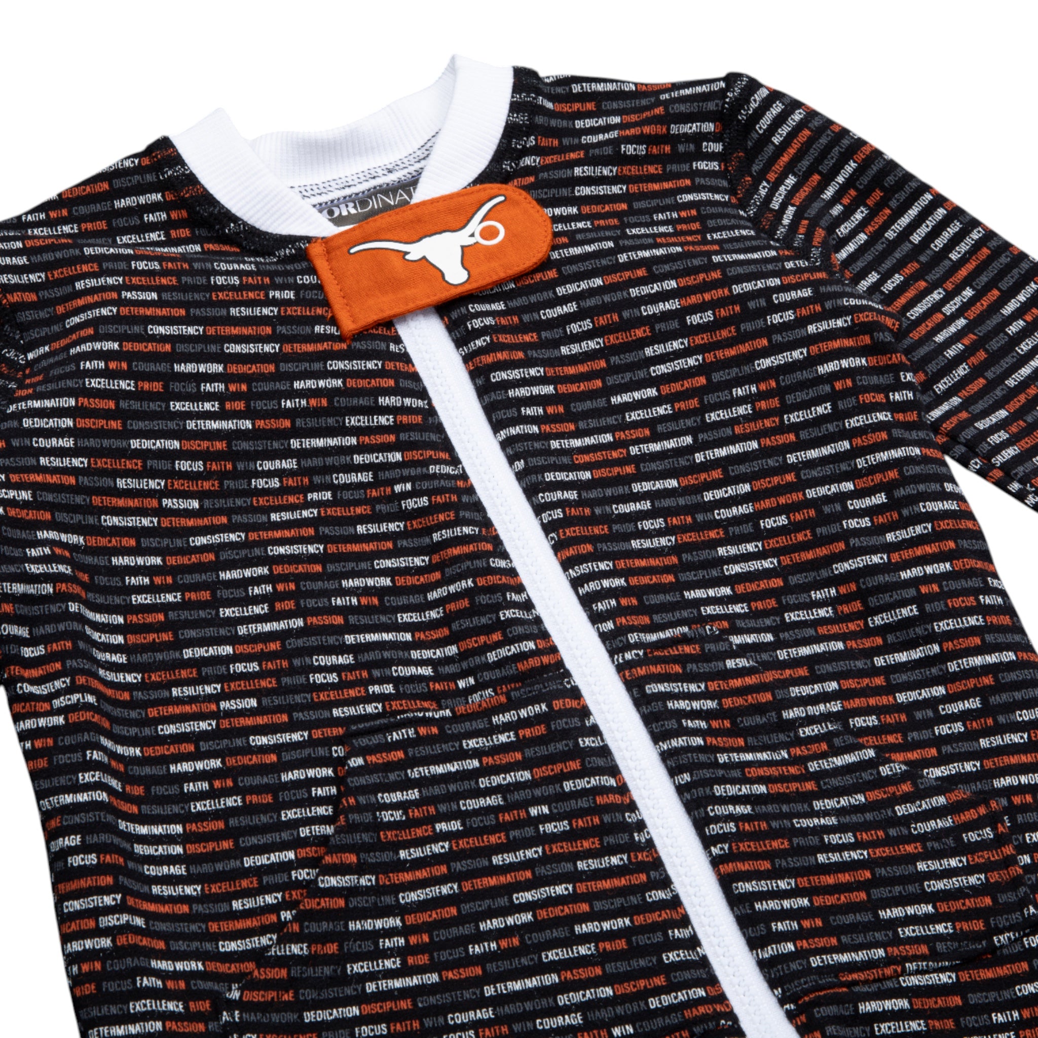 Infant Texas Longhorns Pajama Onesie