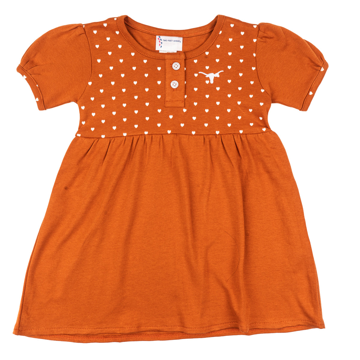 Infant Texas Longhorns Heart Bloomer Dress