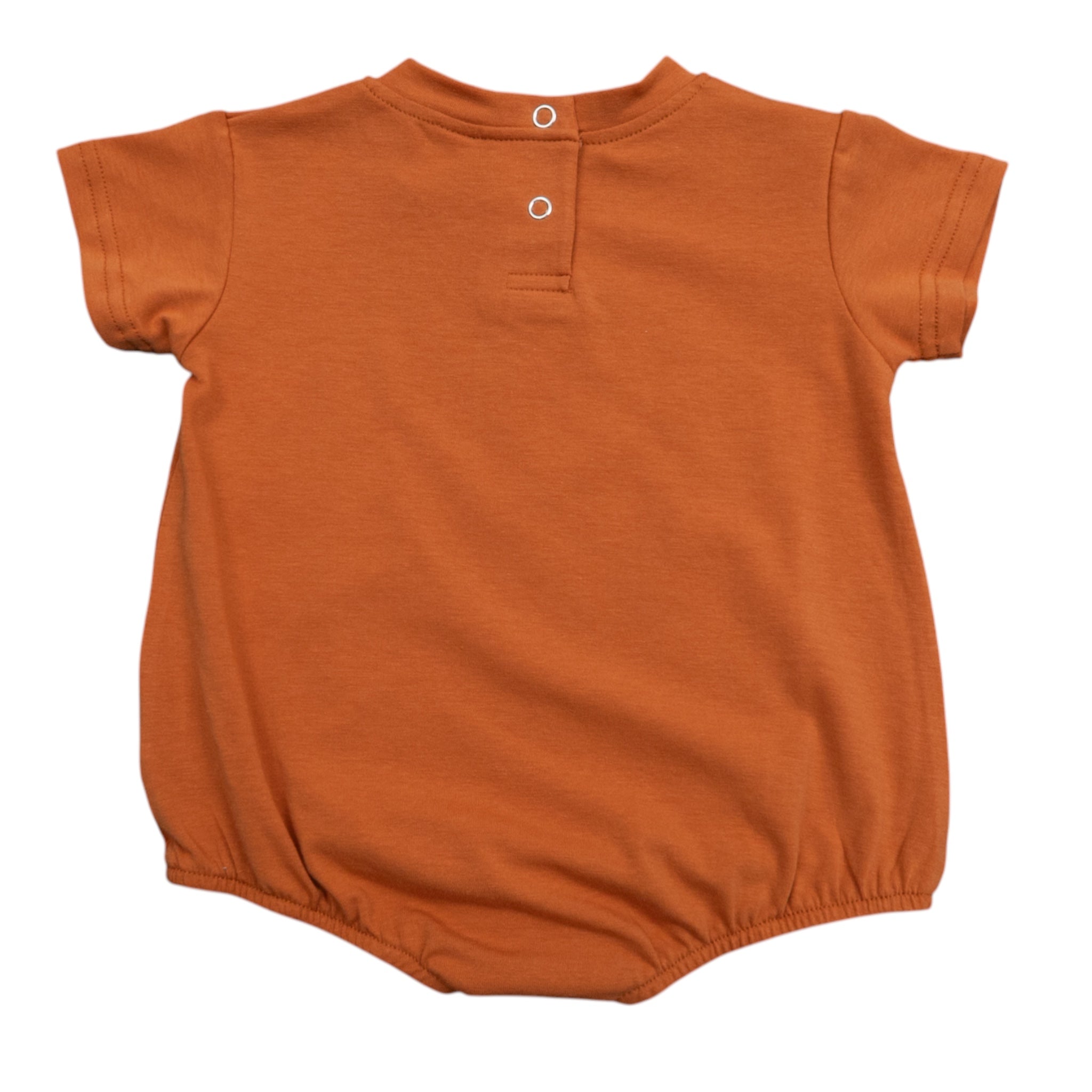 Infant ZooZatZ Texas Longhorns Long Bubble Romper Burnt Orange