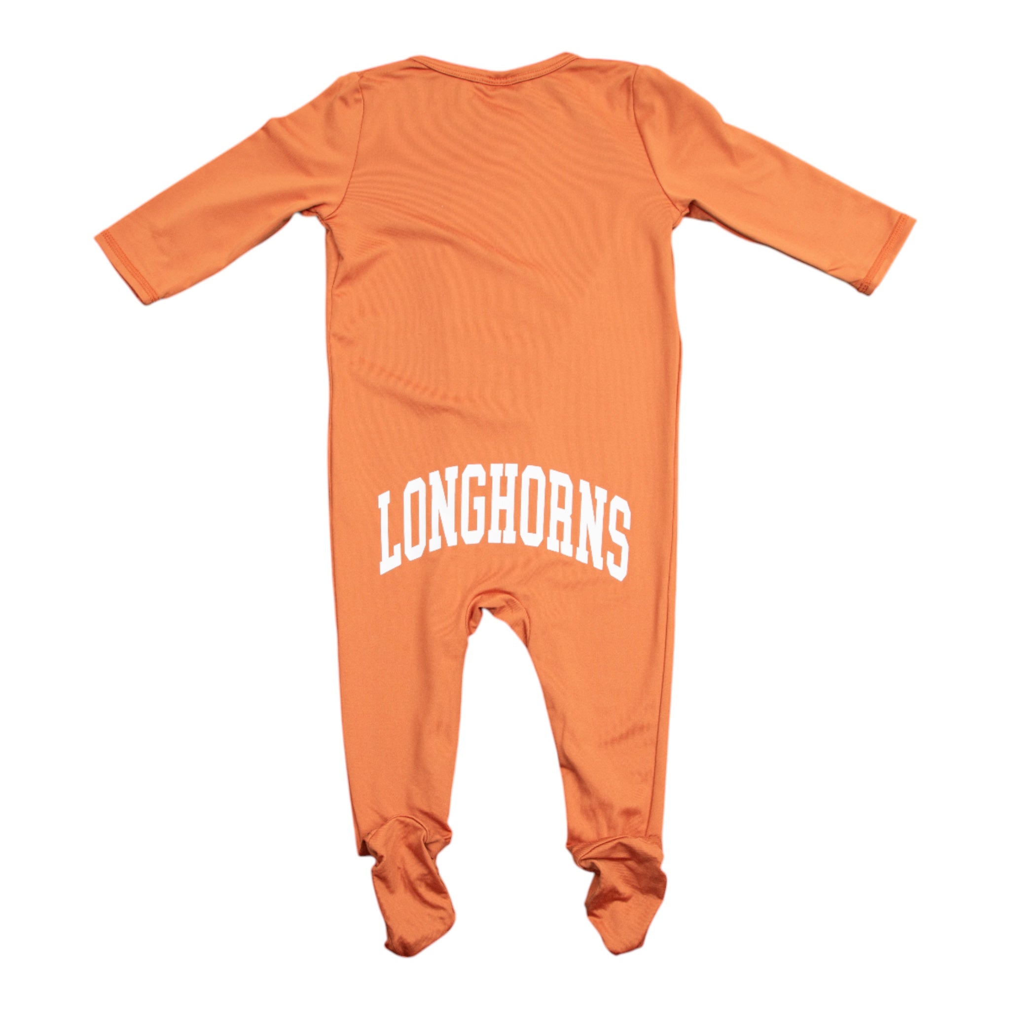 Infant ZooZatZ Texas Longhorns Solid Magnetic Footie