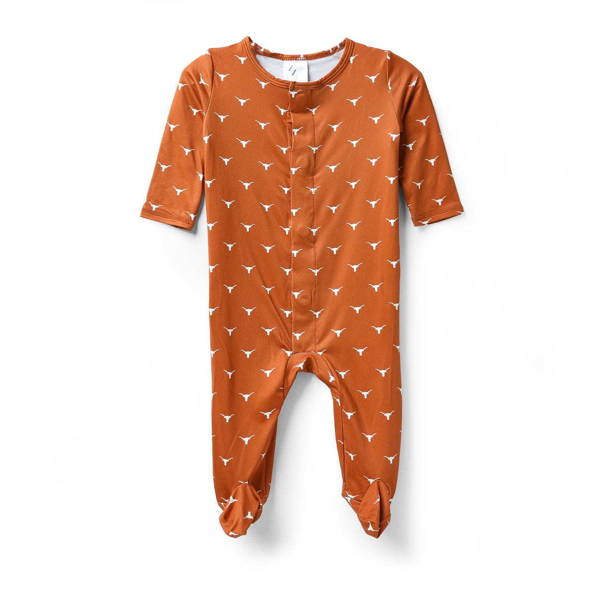 Infant ZooZatZ Texas Longhorns Baby Magnetic Footie