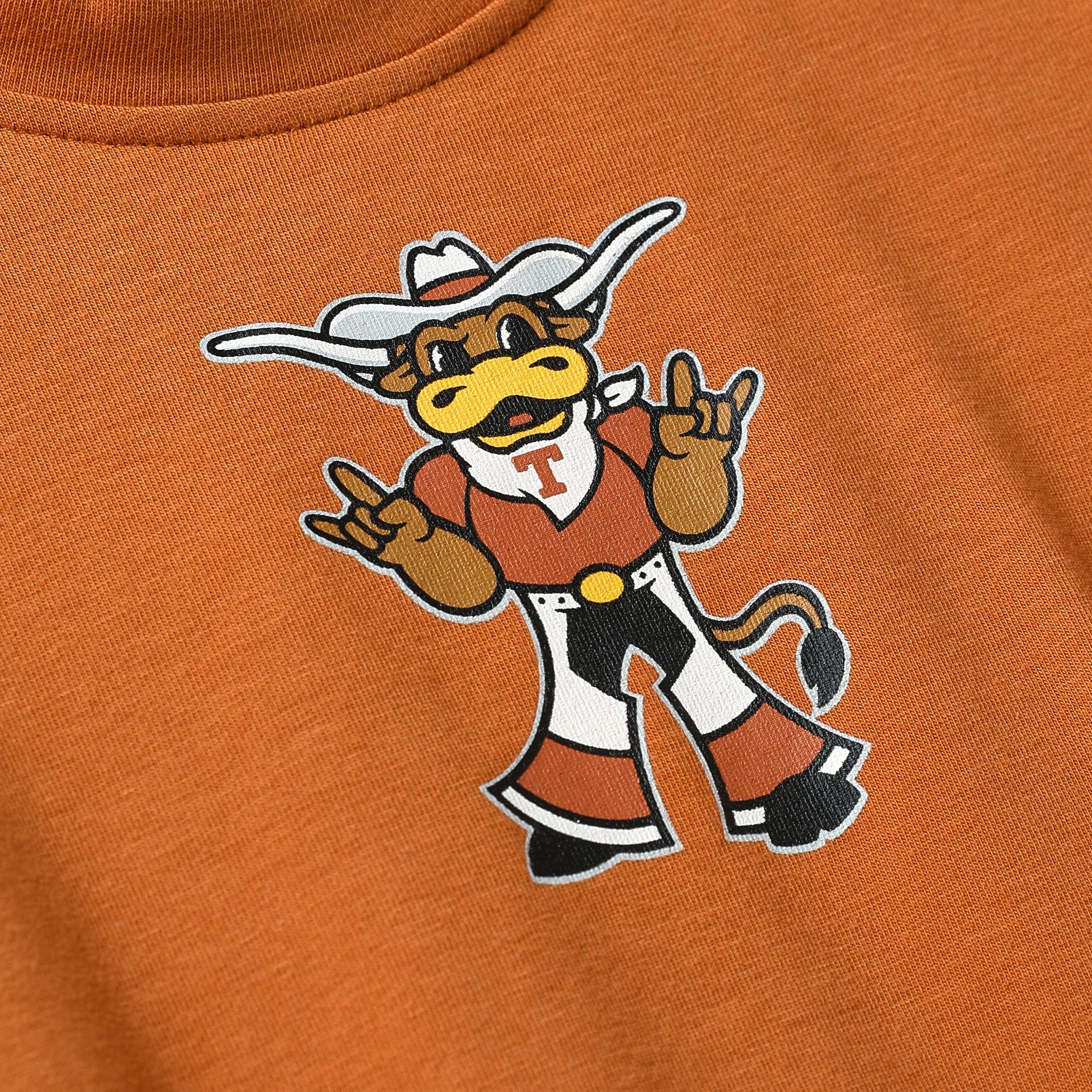 Infant ZooZatZ Texas Longhorns Hook 'Em Bubble Romper