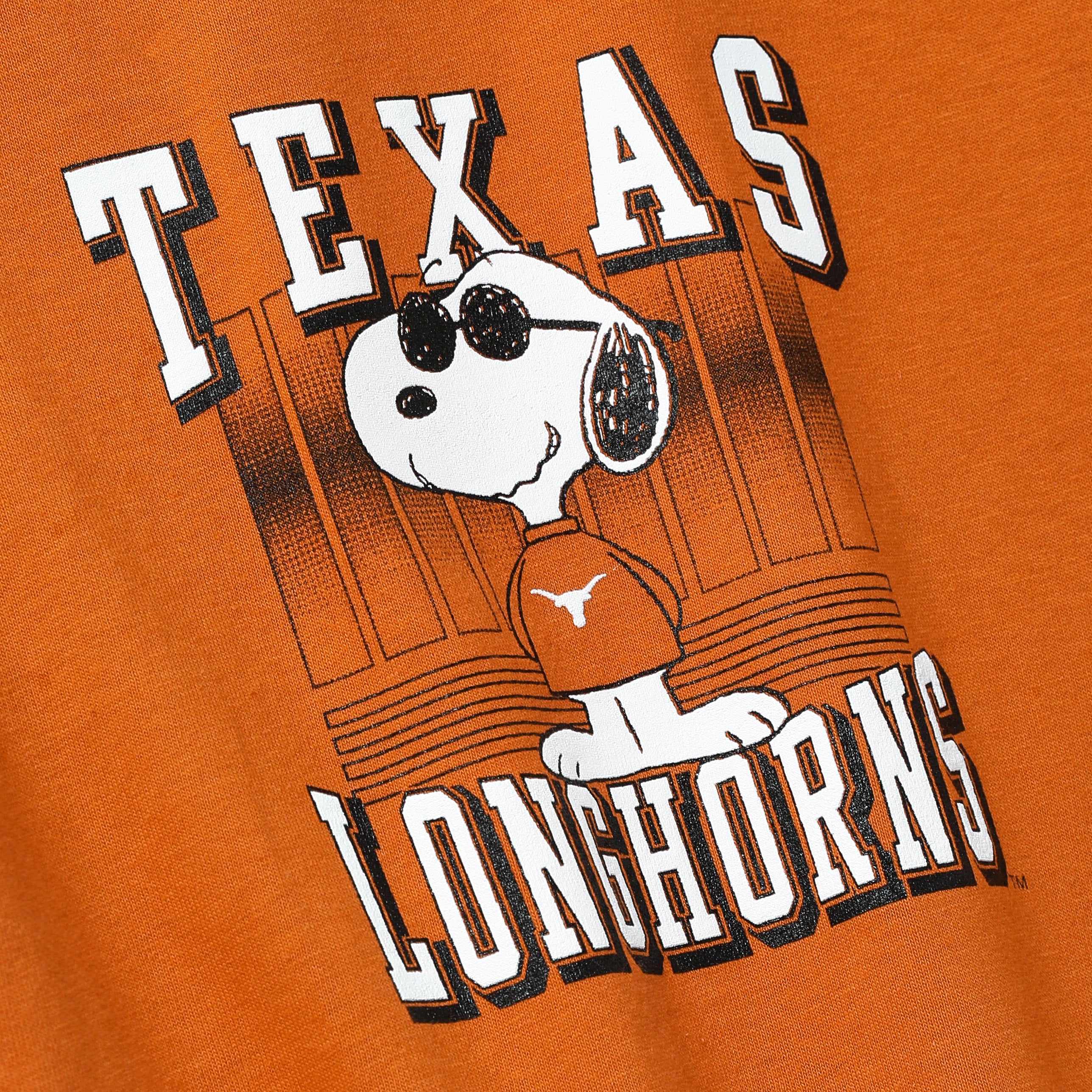 Toddler Texas Longhorns Snoopy Smiling Tee