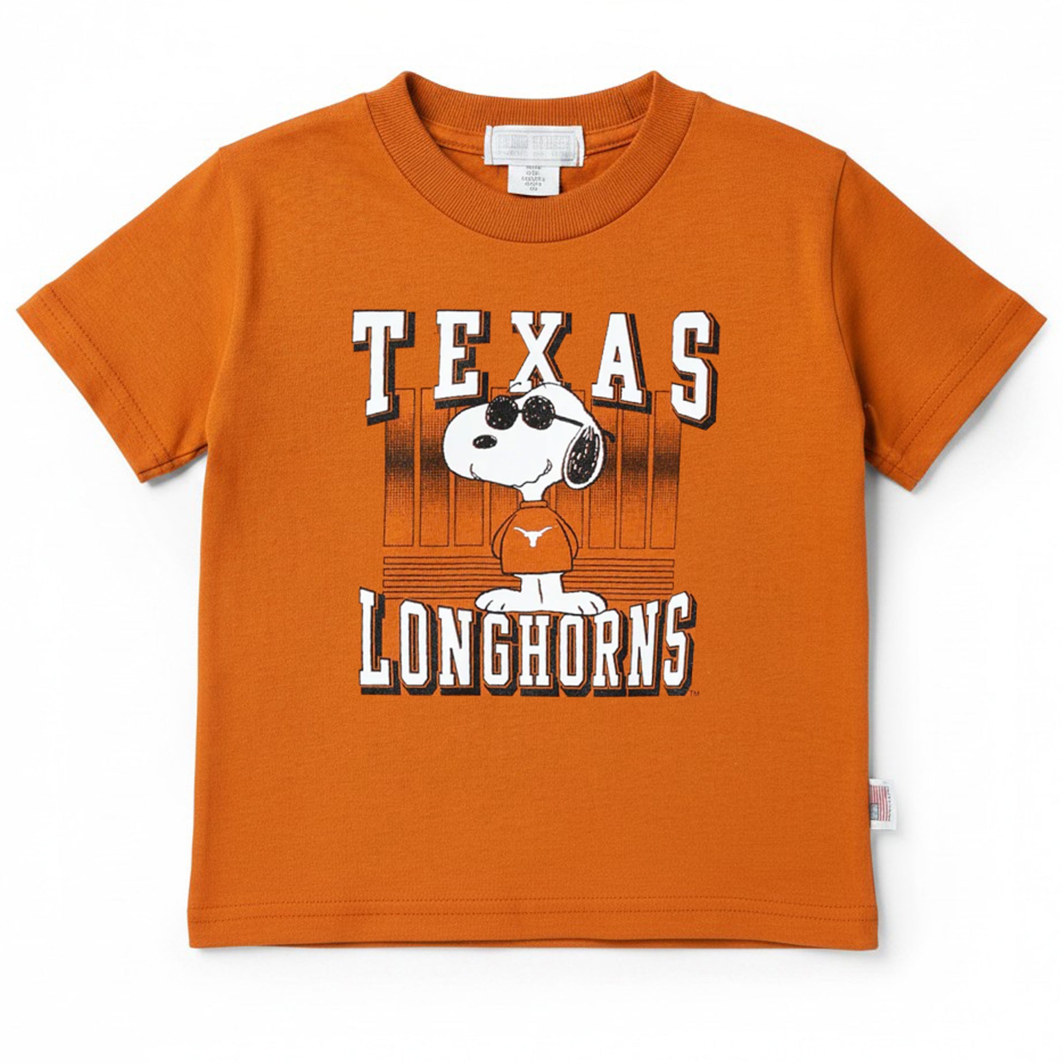 Toddler Texas Longhorns Snoopy Smiling Tee