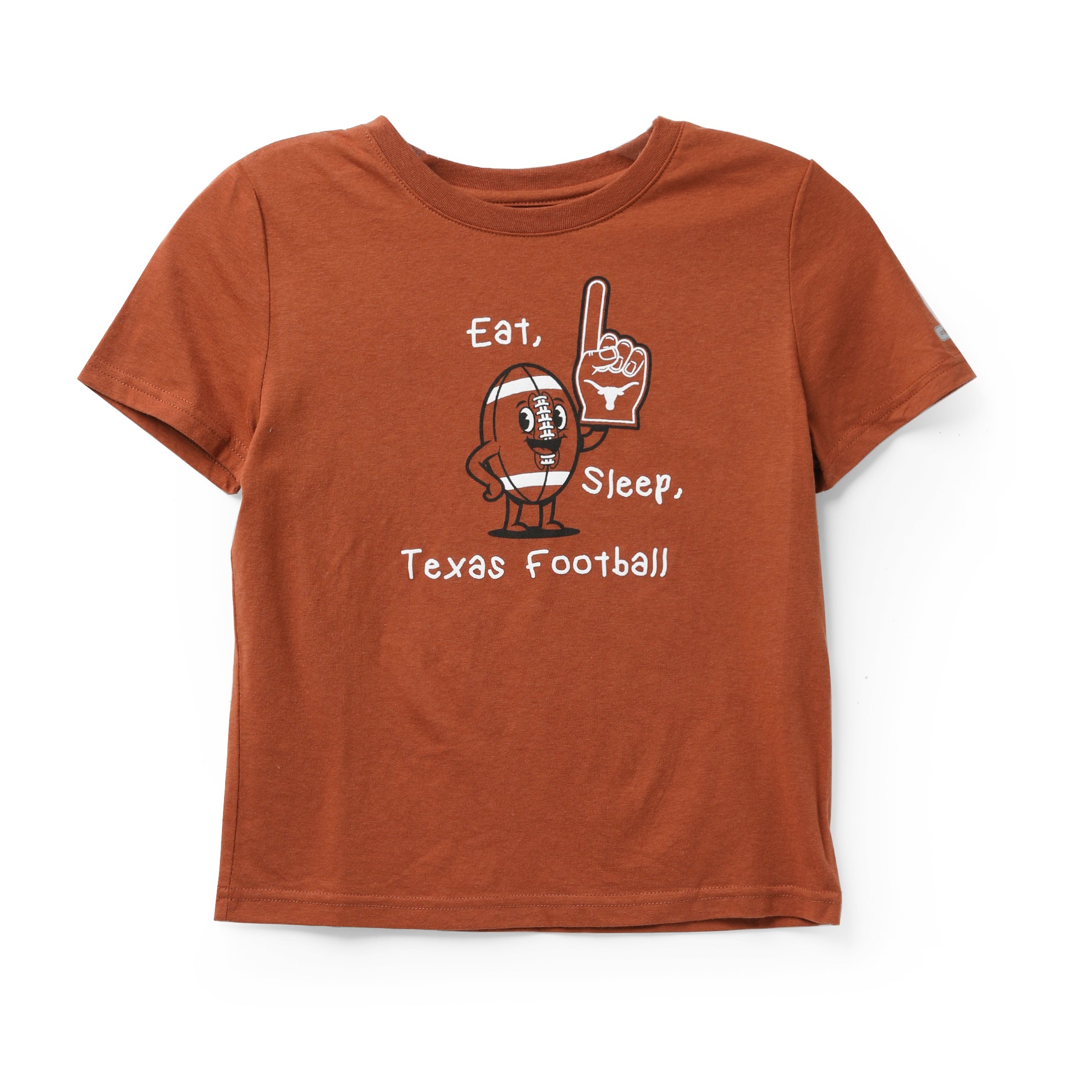Toddler Texas Longhorns Eat Sleep Football Tee