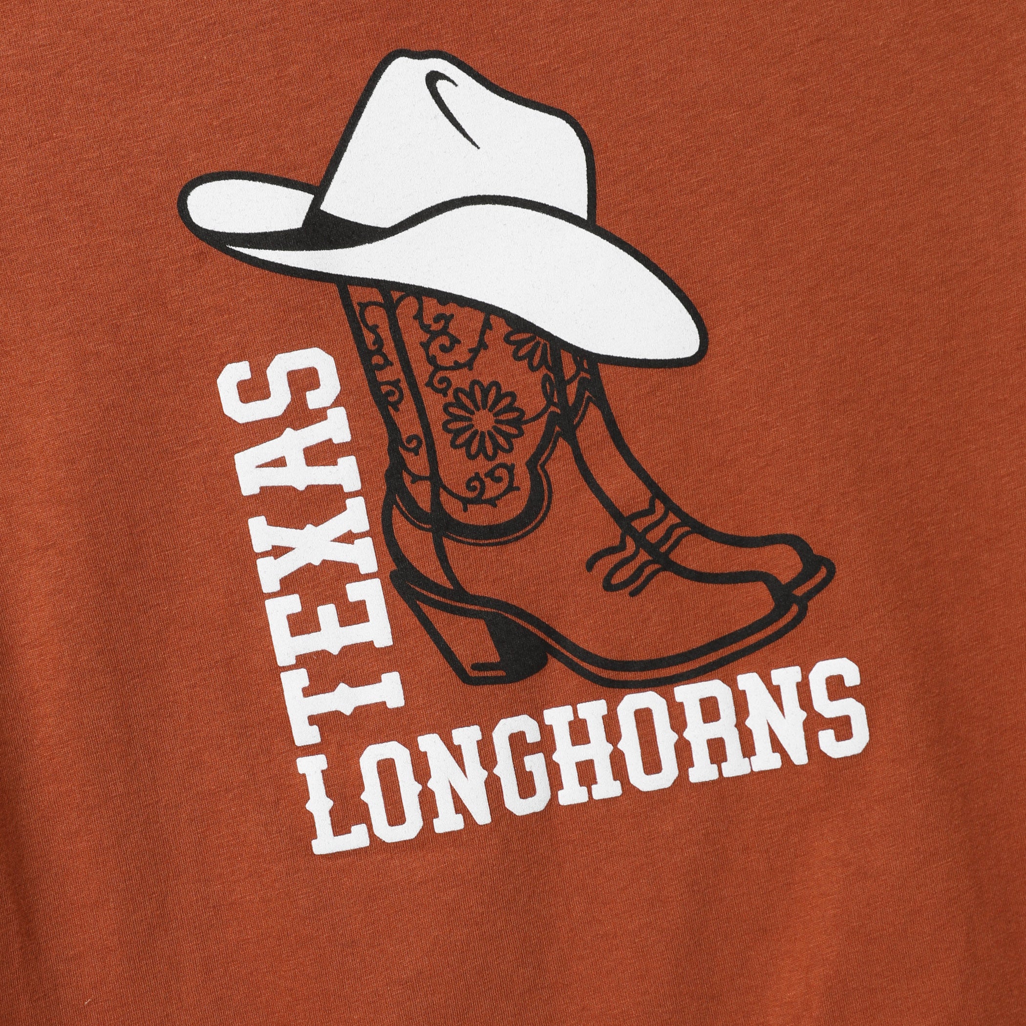 Toddler Texas Longhorns Cowboy Boots and Hat Tee
