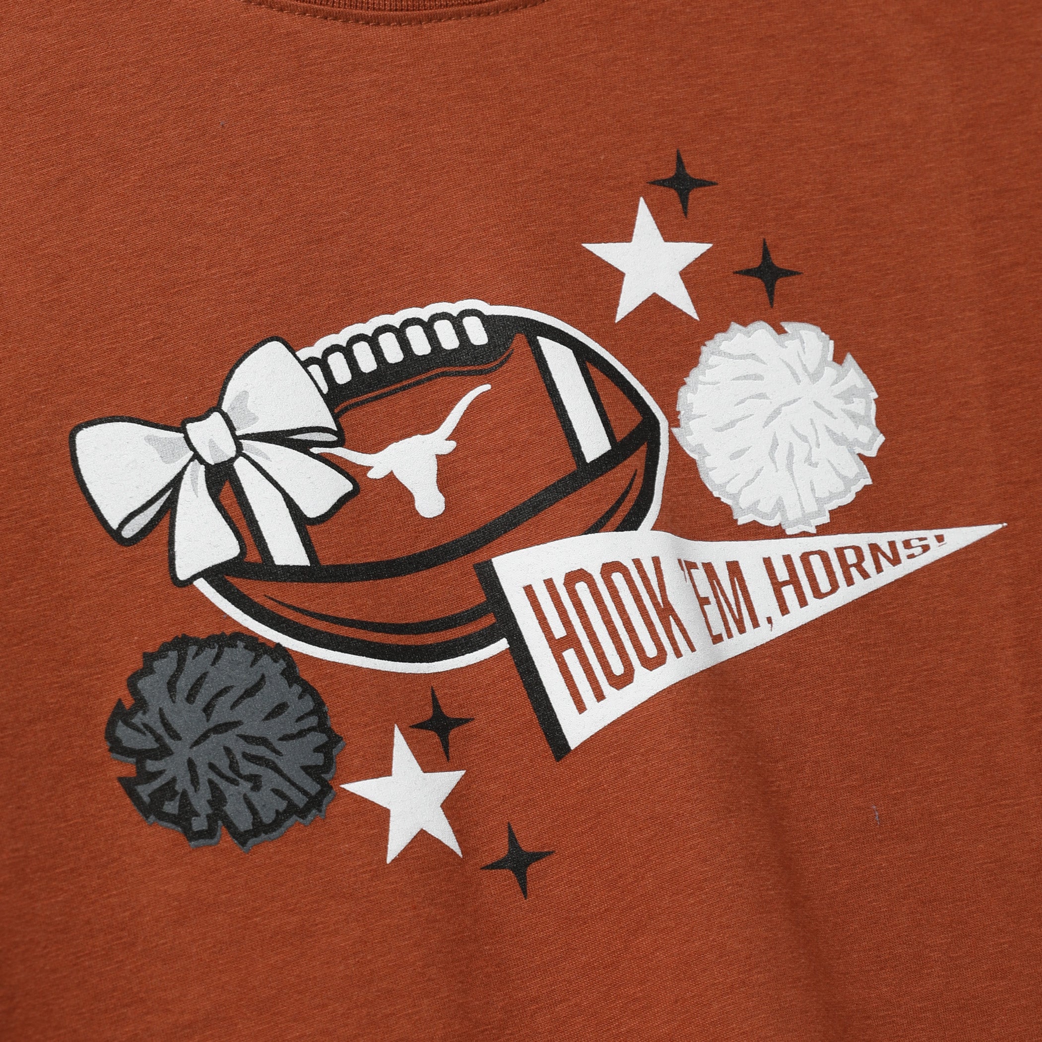 Toddler Texas Longhorns Football Cheer Tee
