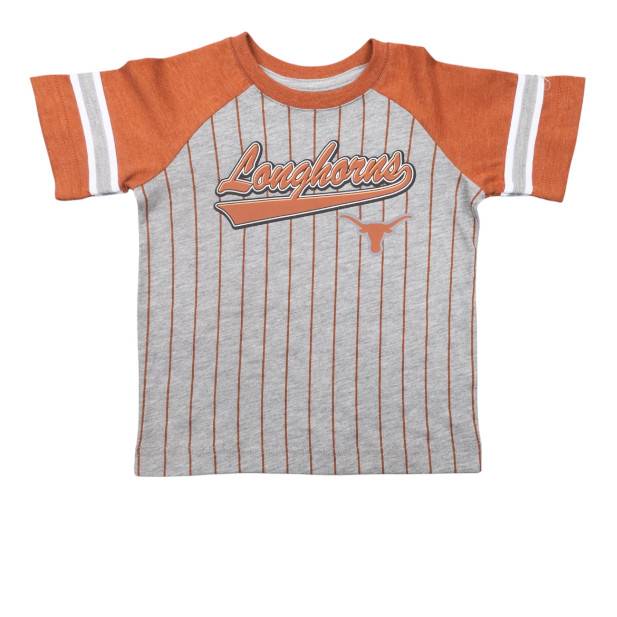 Toddler Texas Longhorns Fire Hawks Short Sleeve Tee Gray