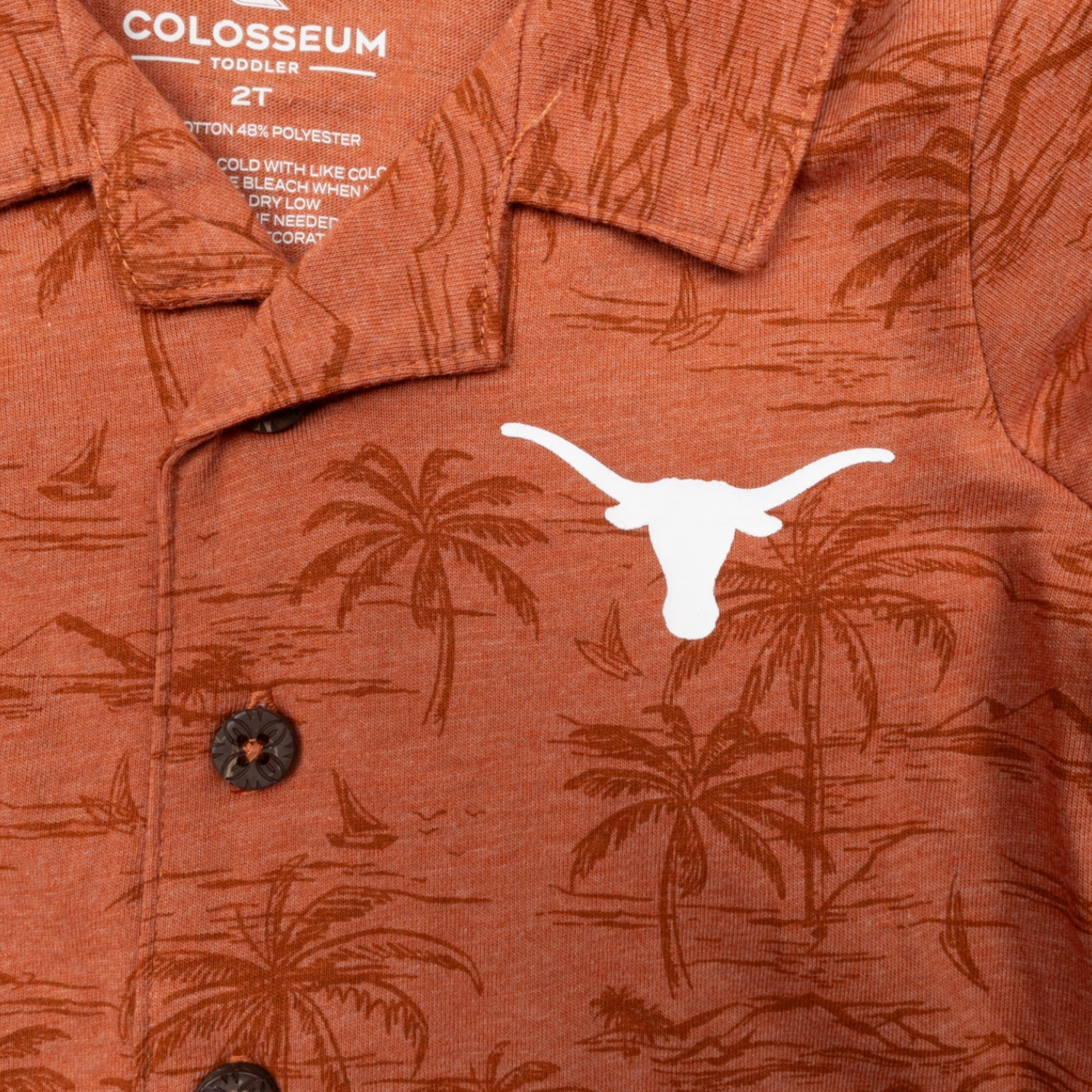 Toddler Texas Longhorns Bloofy Camp Set Burnt Orange