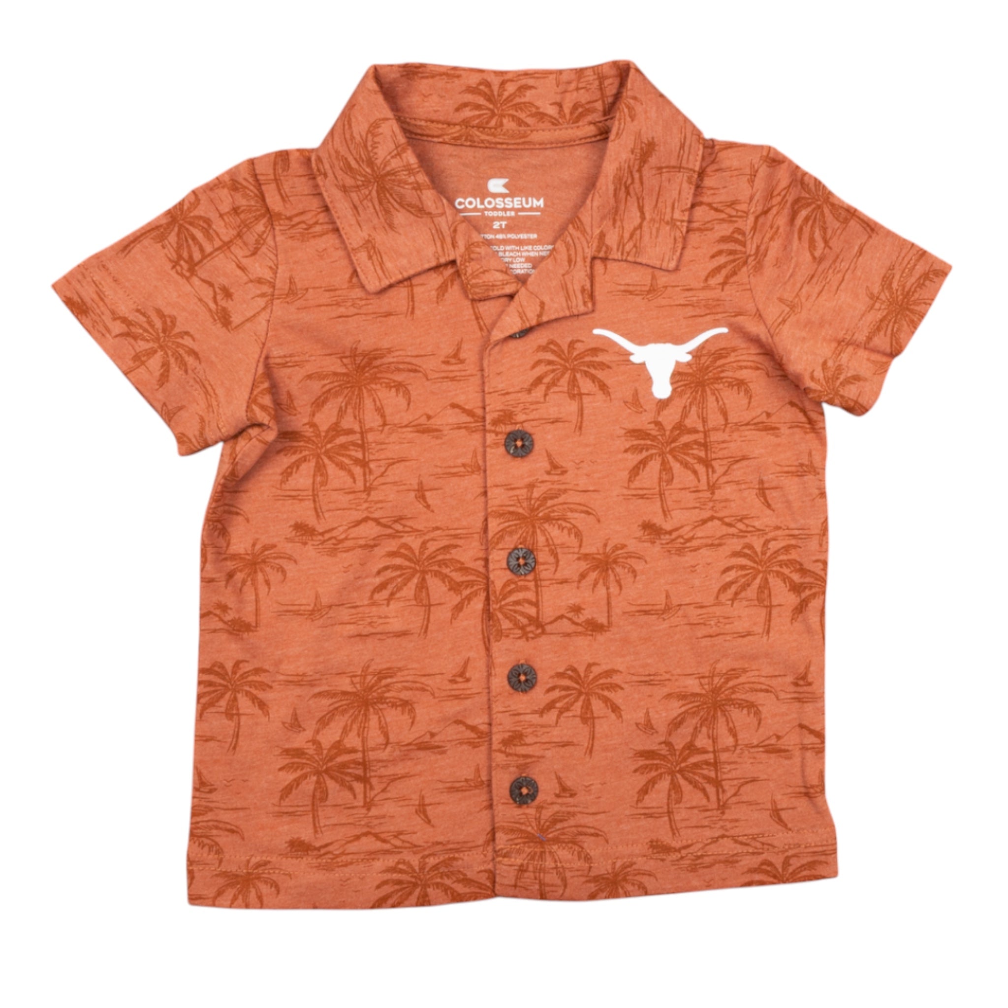 Toddler Texas Longhorns Bloofy Camp Set Burnt Orange