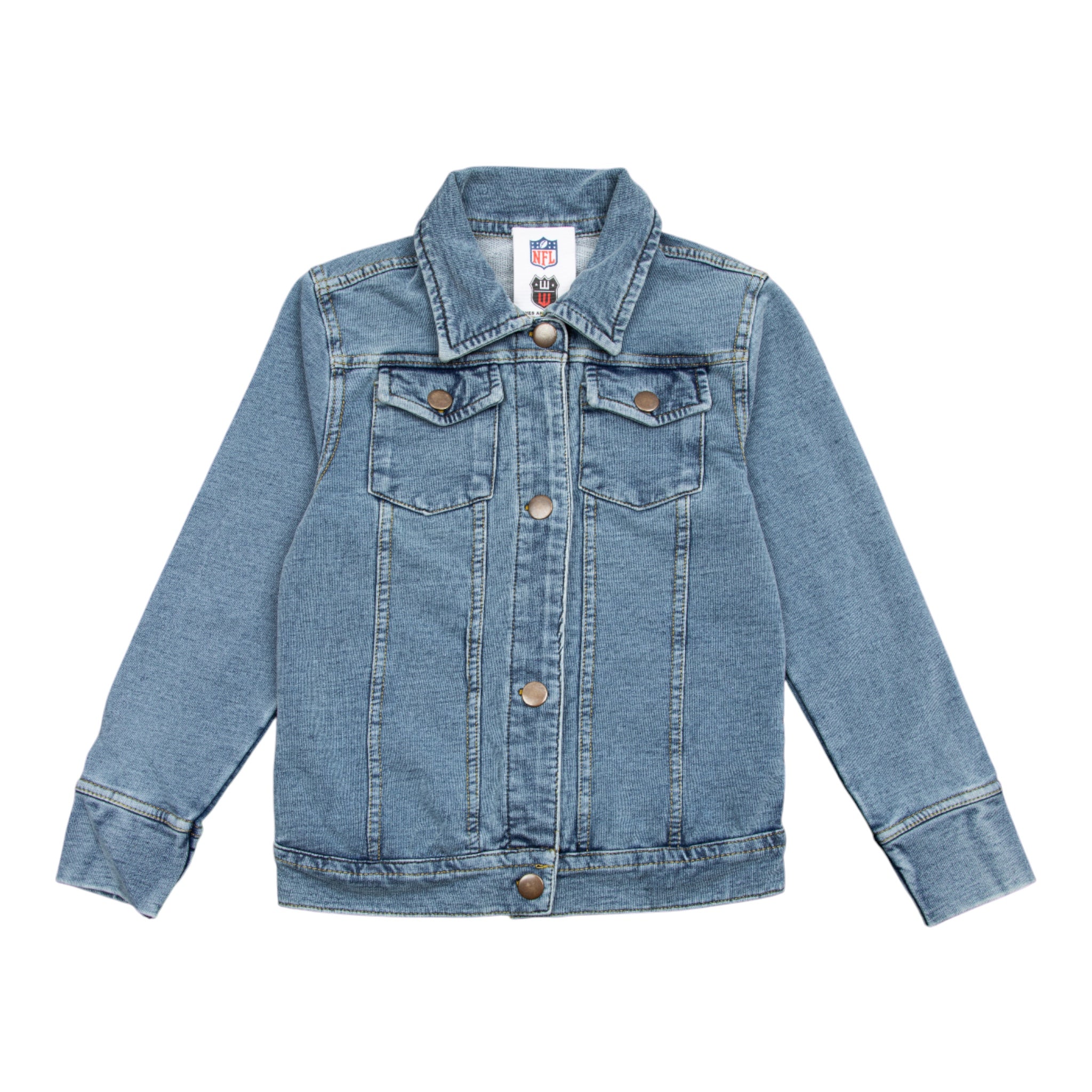 Toddler Texas Longhorns Bedazzled Rhinestone Jean Jacket