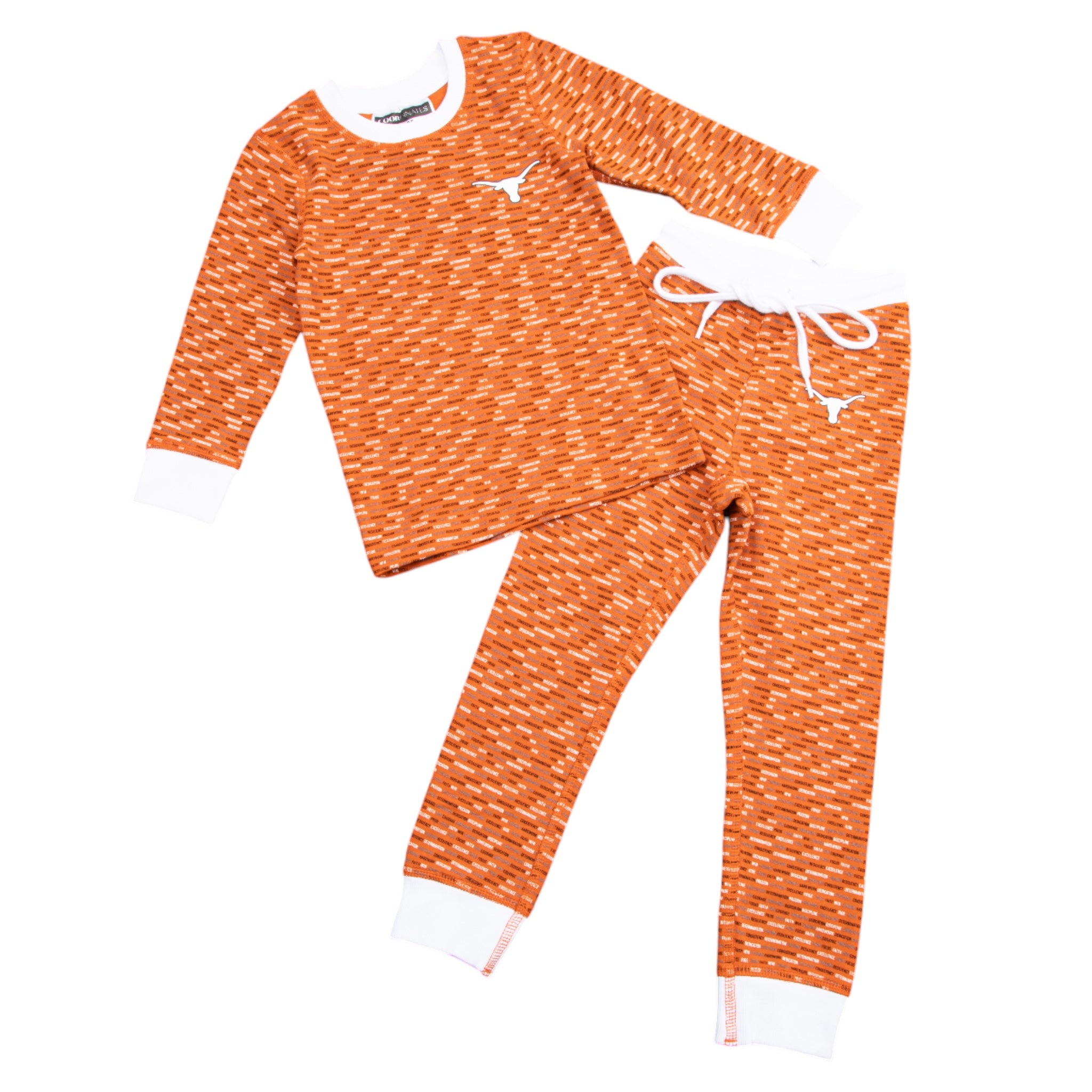 Toddler Texas Longhorns Long Sleeve Pajama Set