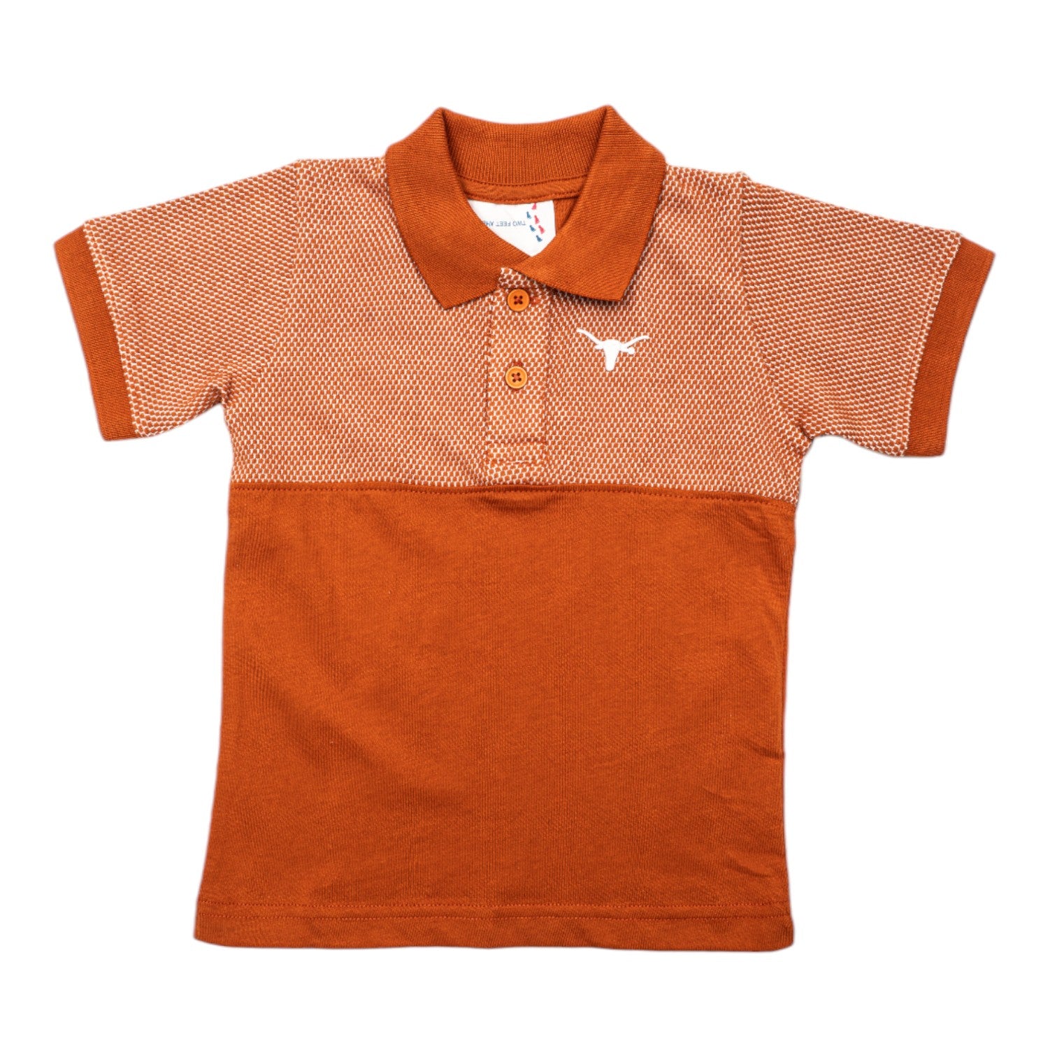 Toddler Texas Longhorns Honeycomb Polo