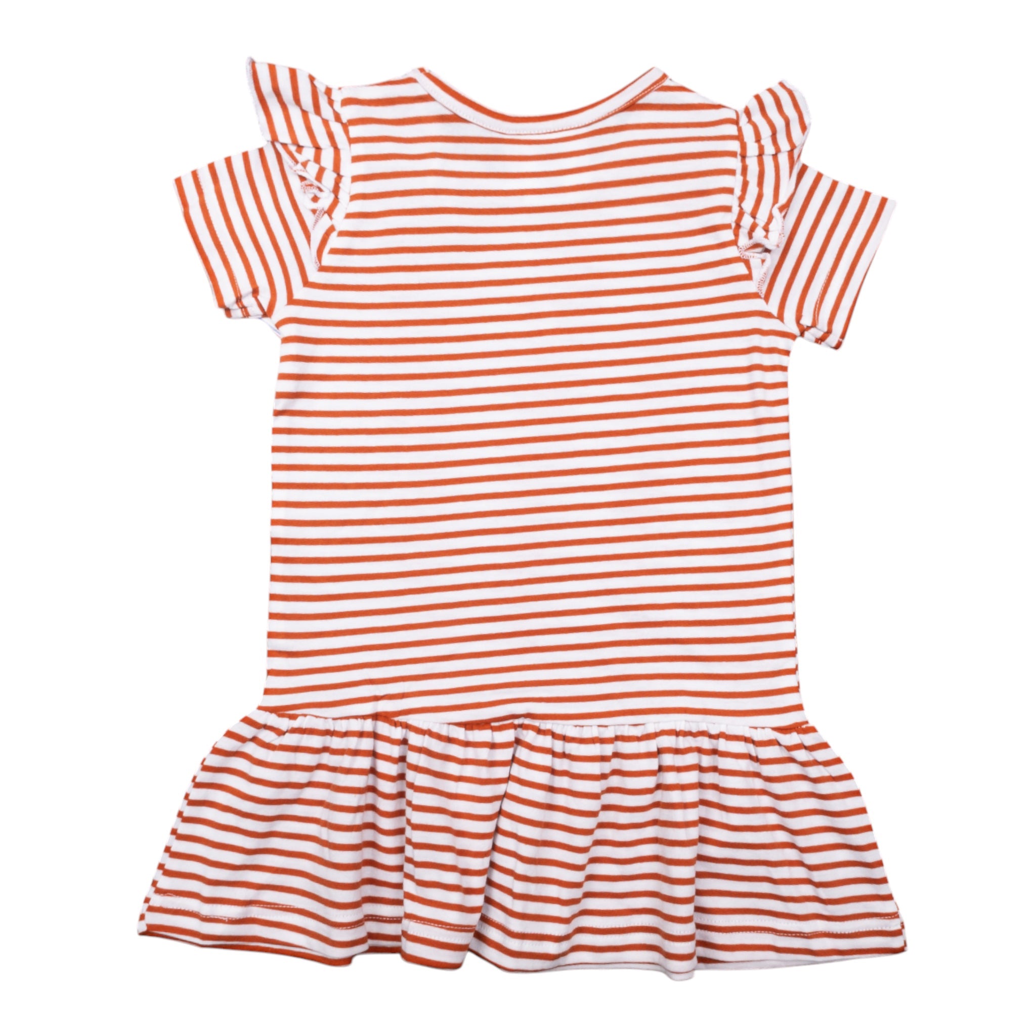Toddler Texas Longhorns Keyhole Ruffle Dress