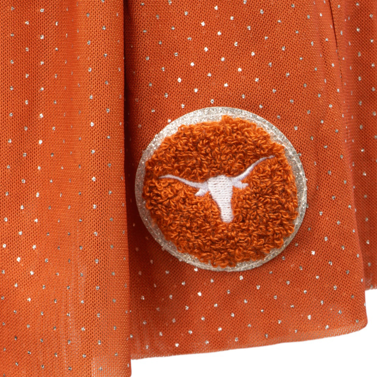 Toddler ZooZatZ Texas Longhorns Tulle Dot Print Skirt