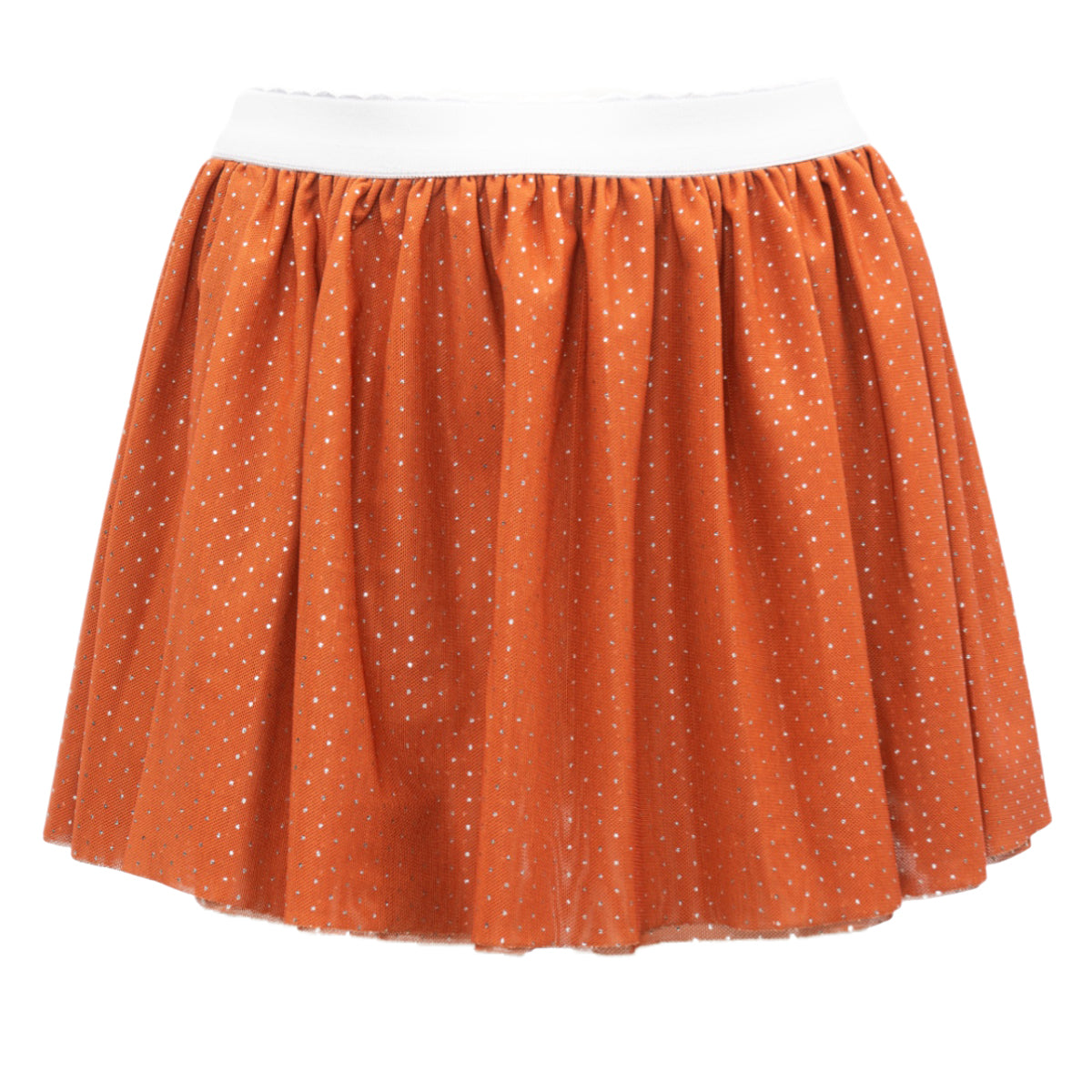 Toddler ZooZatZ Texas Longhorns Tulle Dot Print Skirt