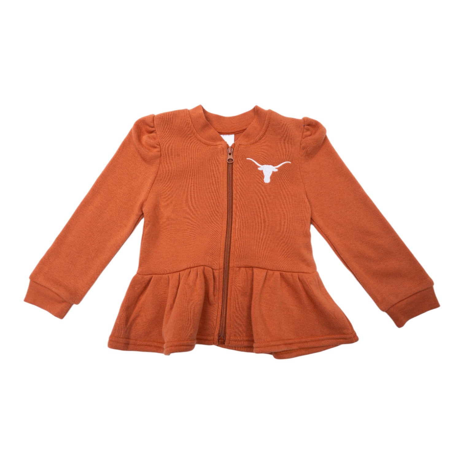 Toddler Texas Longhorns Peplum Fleece Jacket