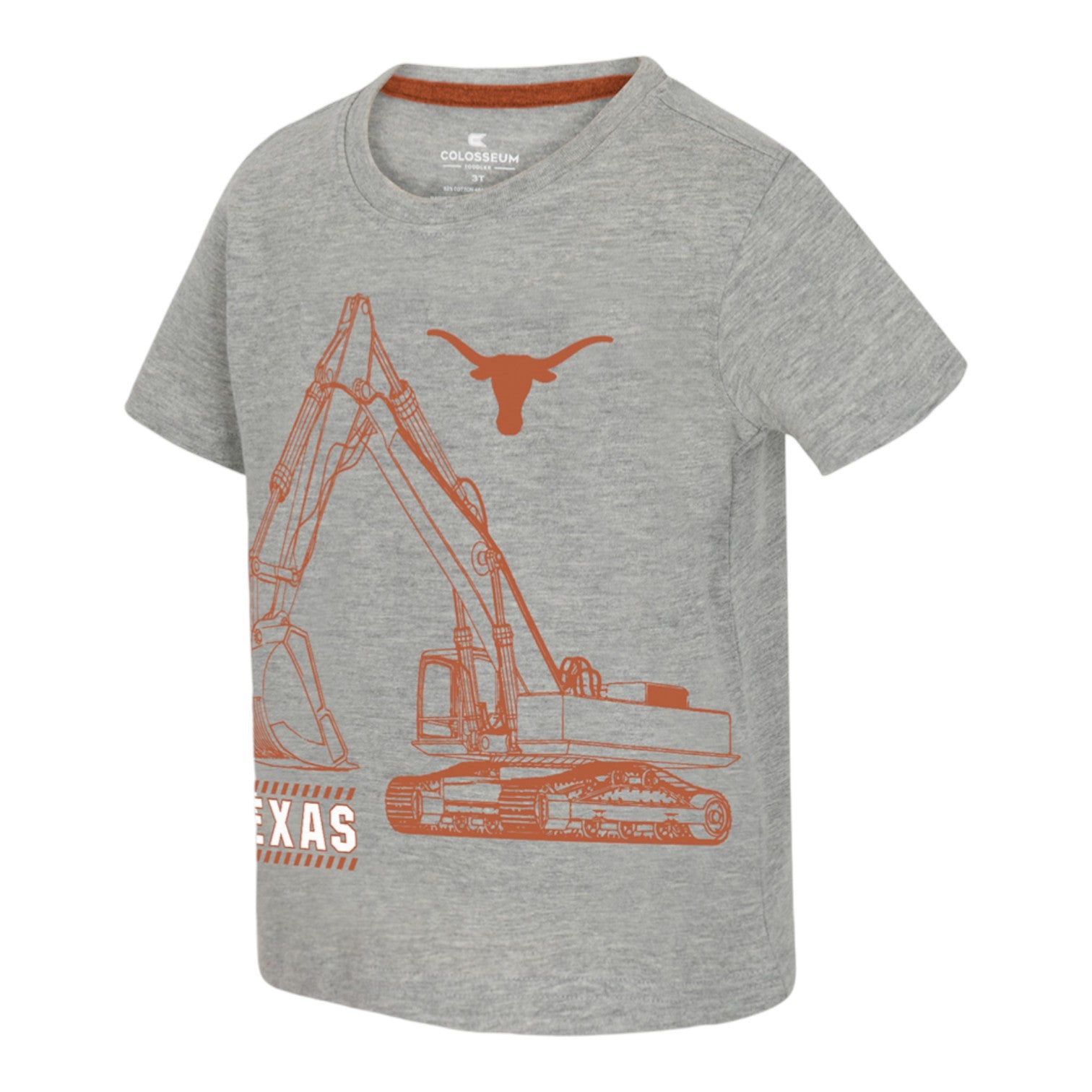 Toddler Texas Longhorns Excavator Tee